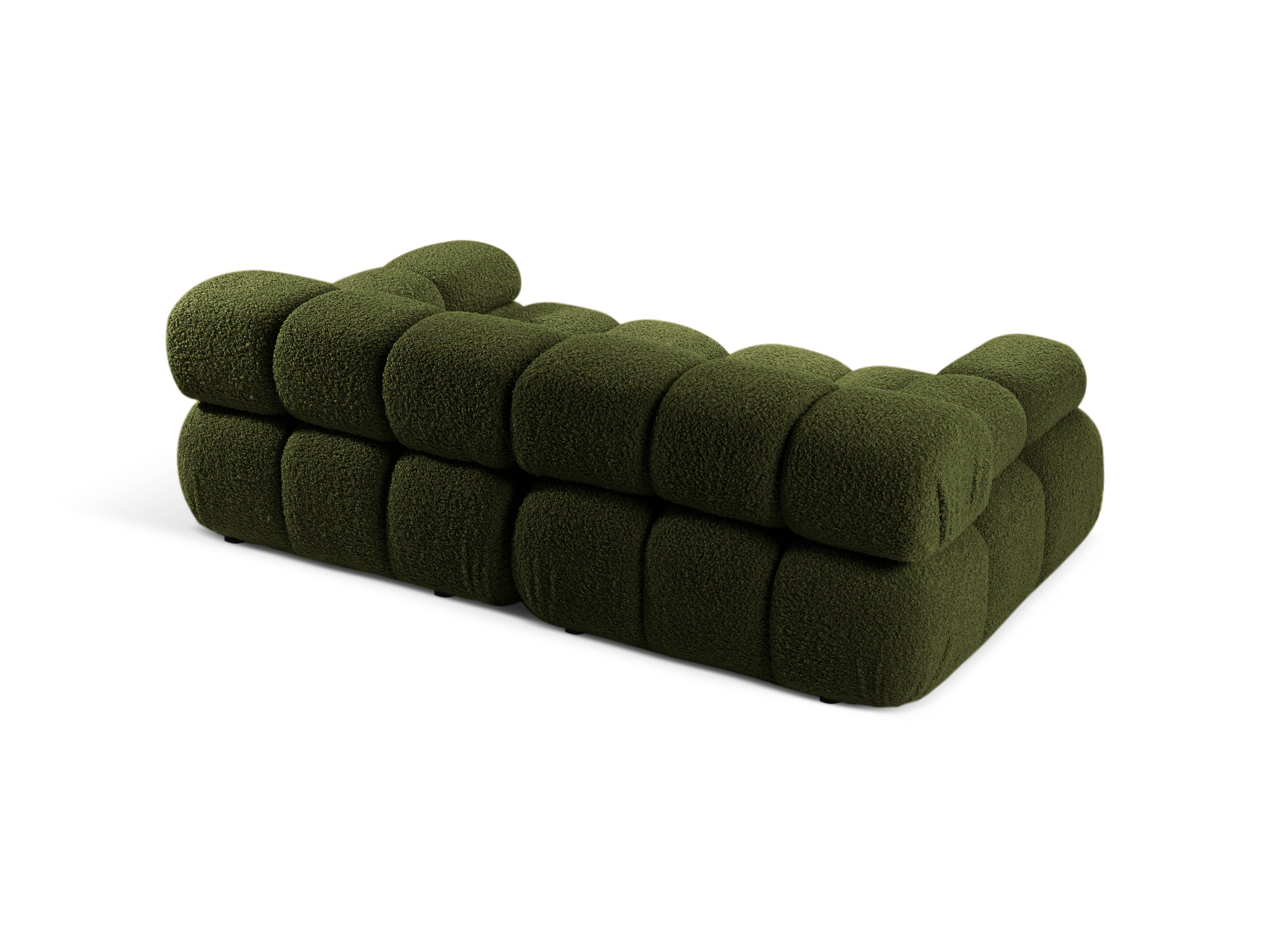 Sofa modułowa 2-osobowa BELLIS zielony boucle
