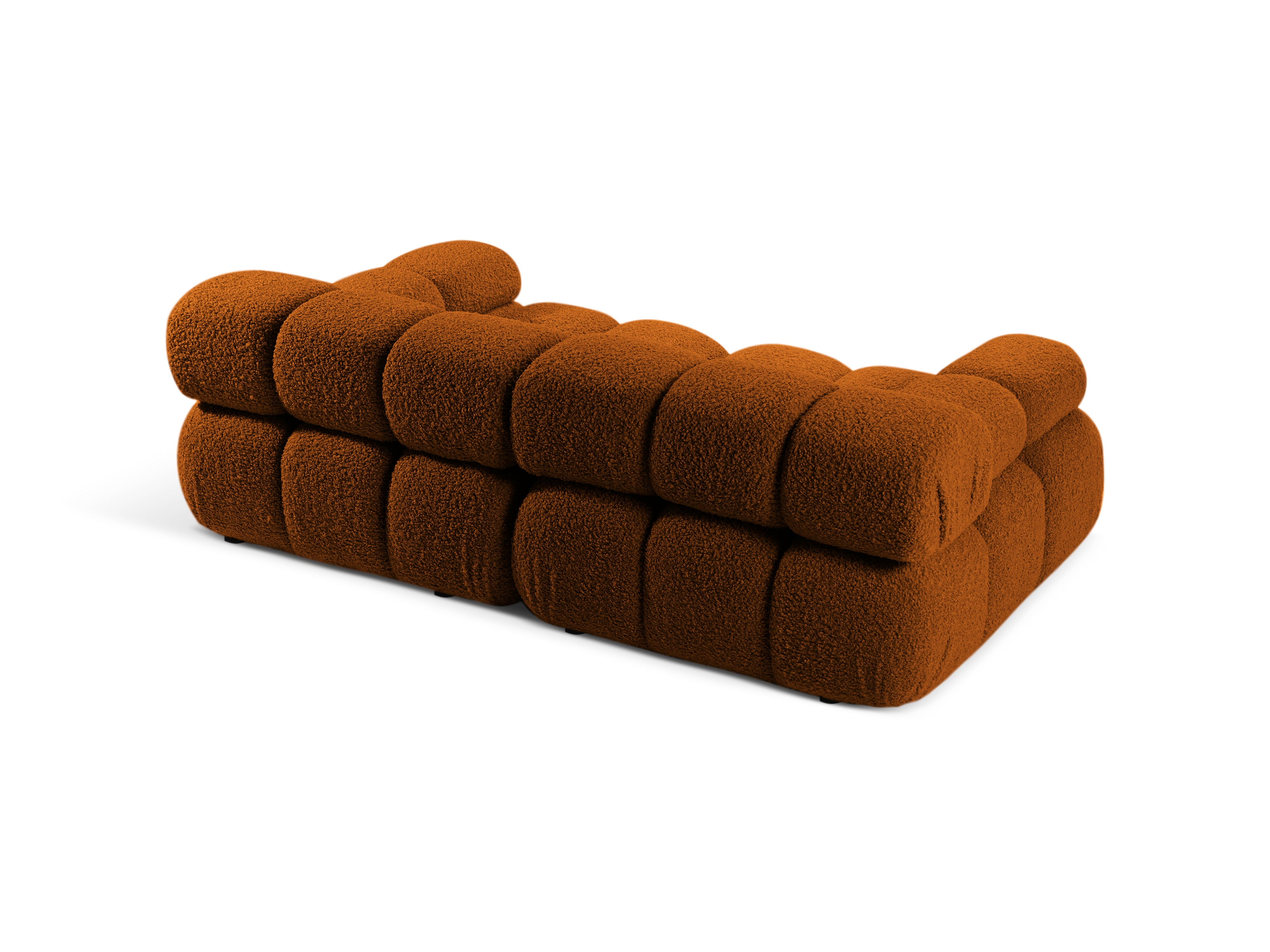 Sofa modułowa 2-osobowa BELLIS ceglany boucle