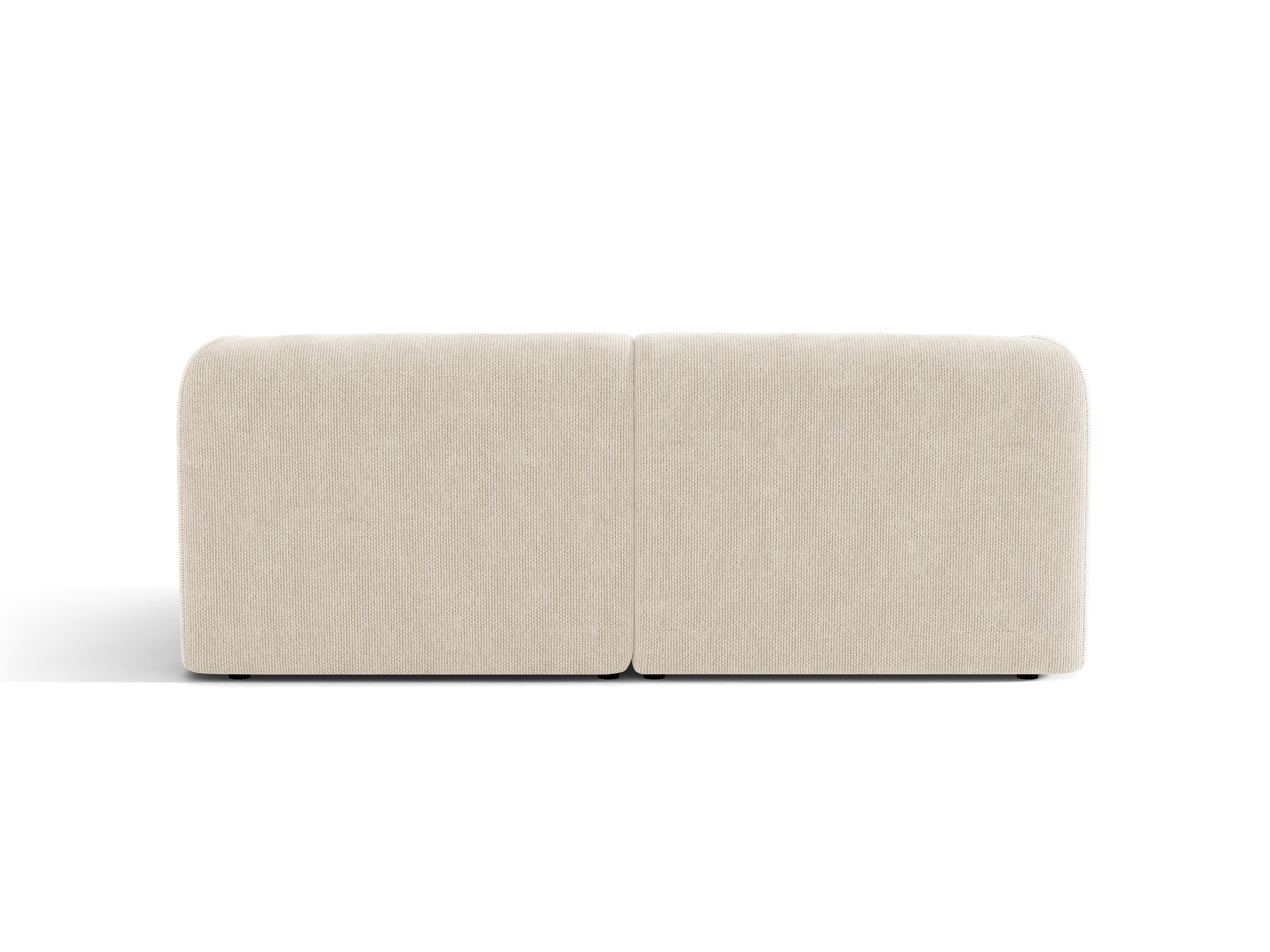 Sofa 2-osobowa MILEY kość słoniowa szenil