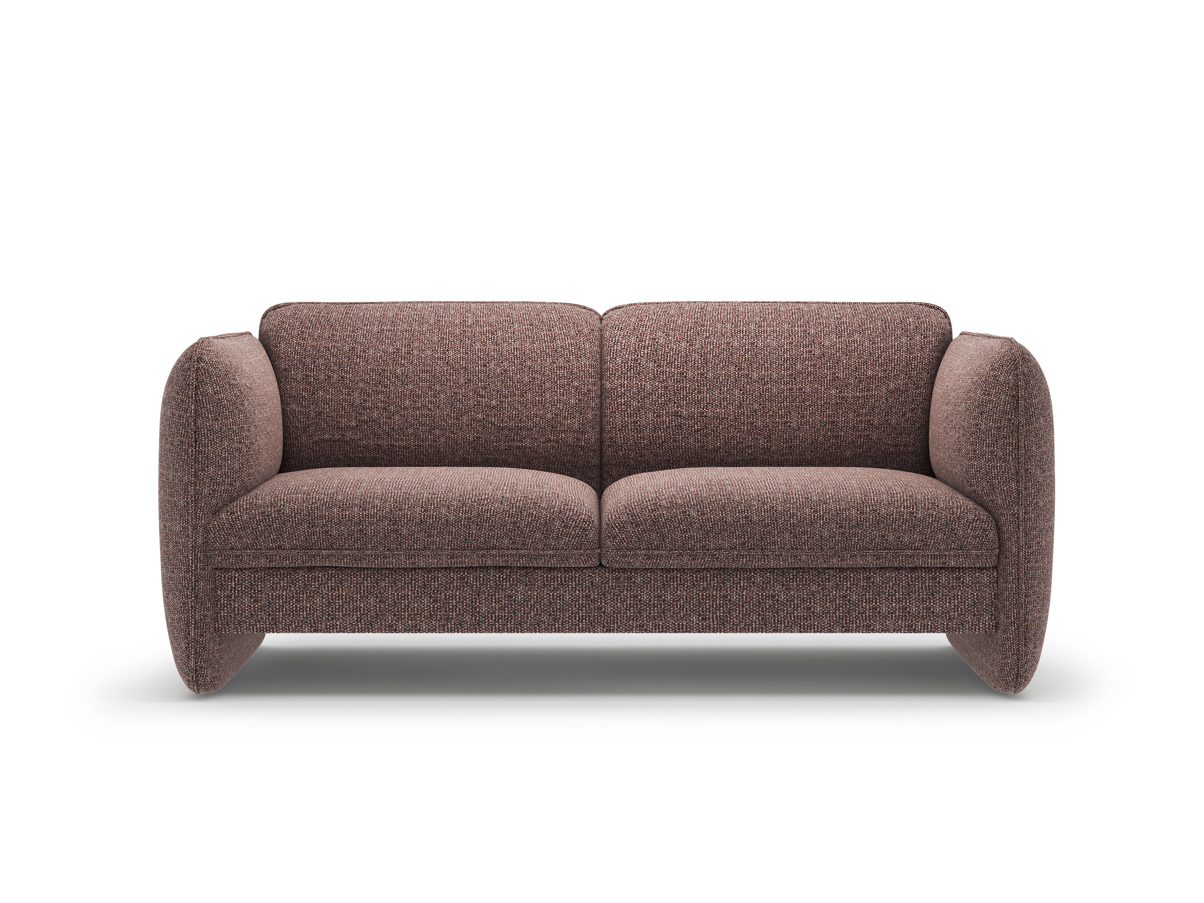 Sofa 2-osobowa GEORGIA brązowy szenil