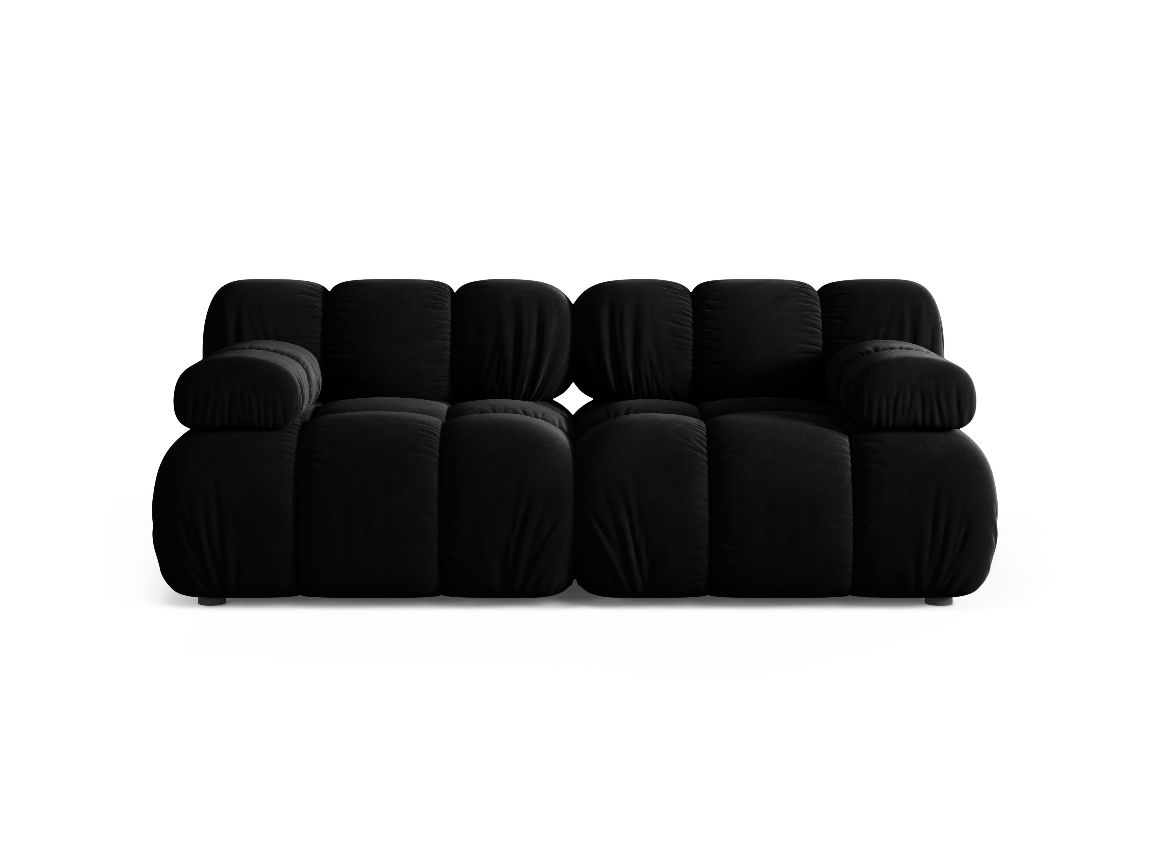 Sofa modułowa 2-osobowa BELLIS czarny welur