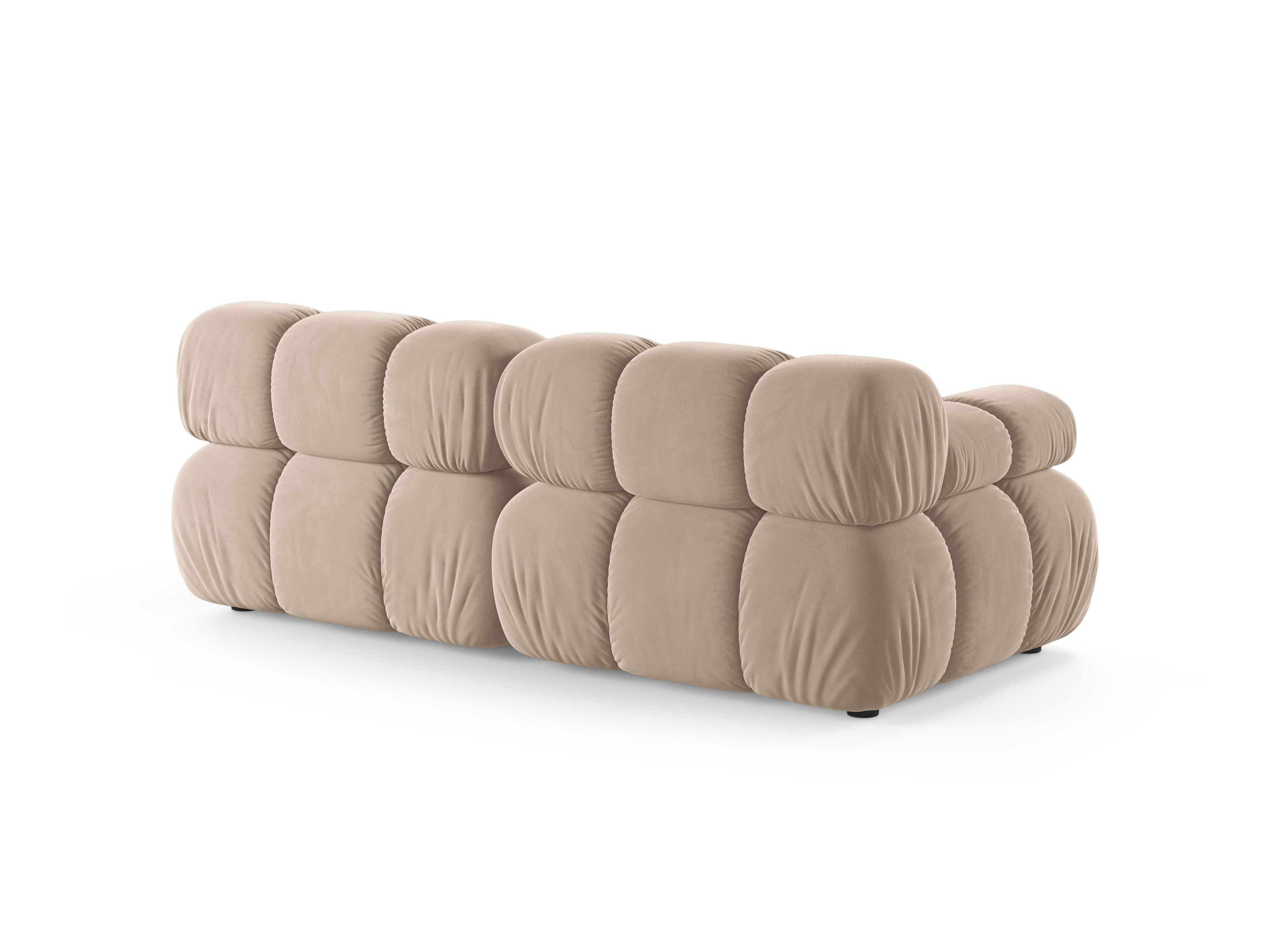 Sofa modułowa 2-osobowa BELLIS beżowy welur