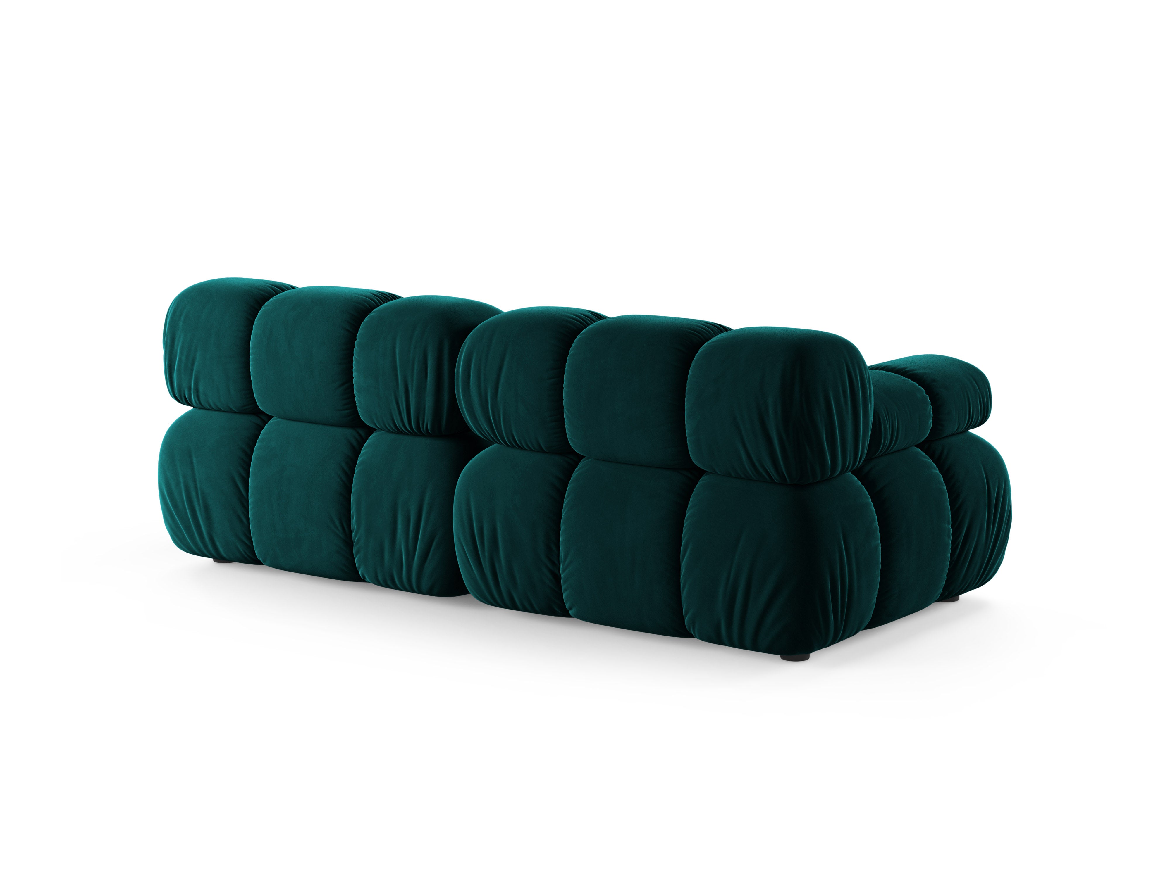 Sofa modułowa 2-osobowa BELLIS głęboki petrol welur