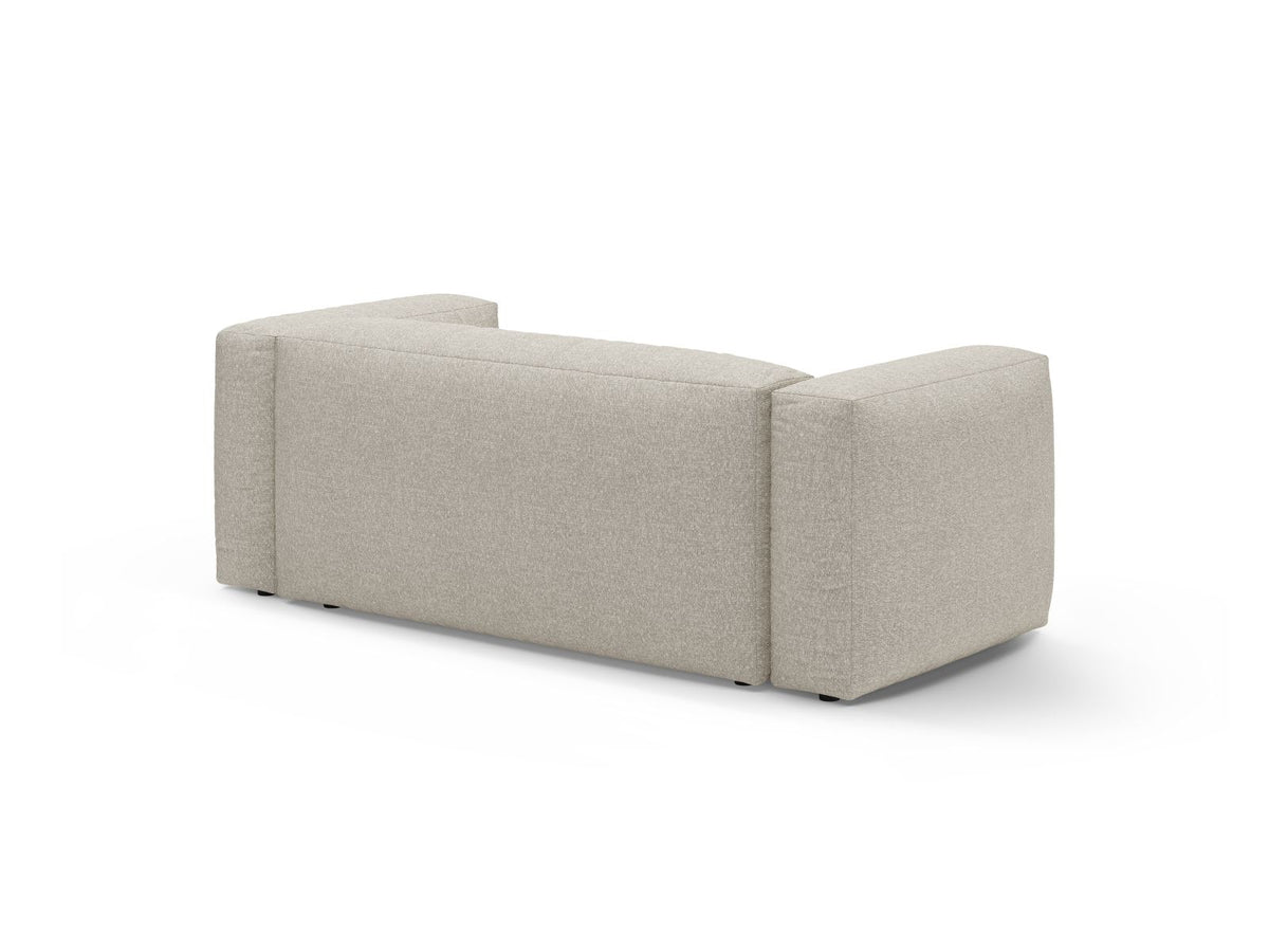 Sofa 2-osobowa MARTINA beżowy boucle – ujęcie tylne