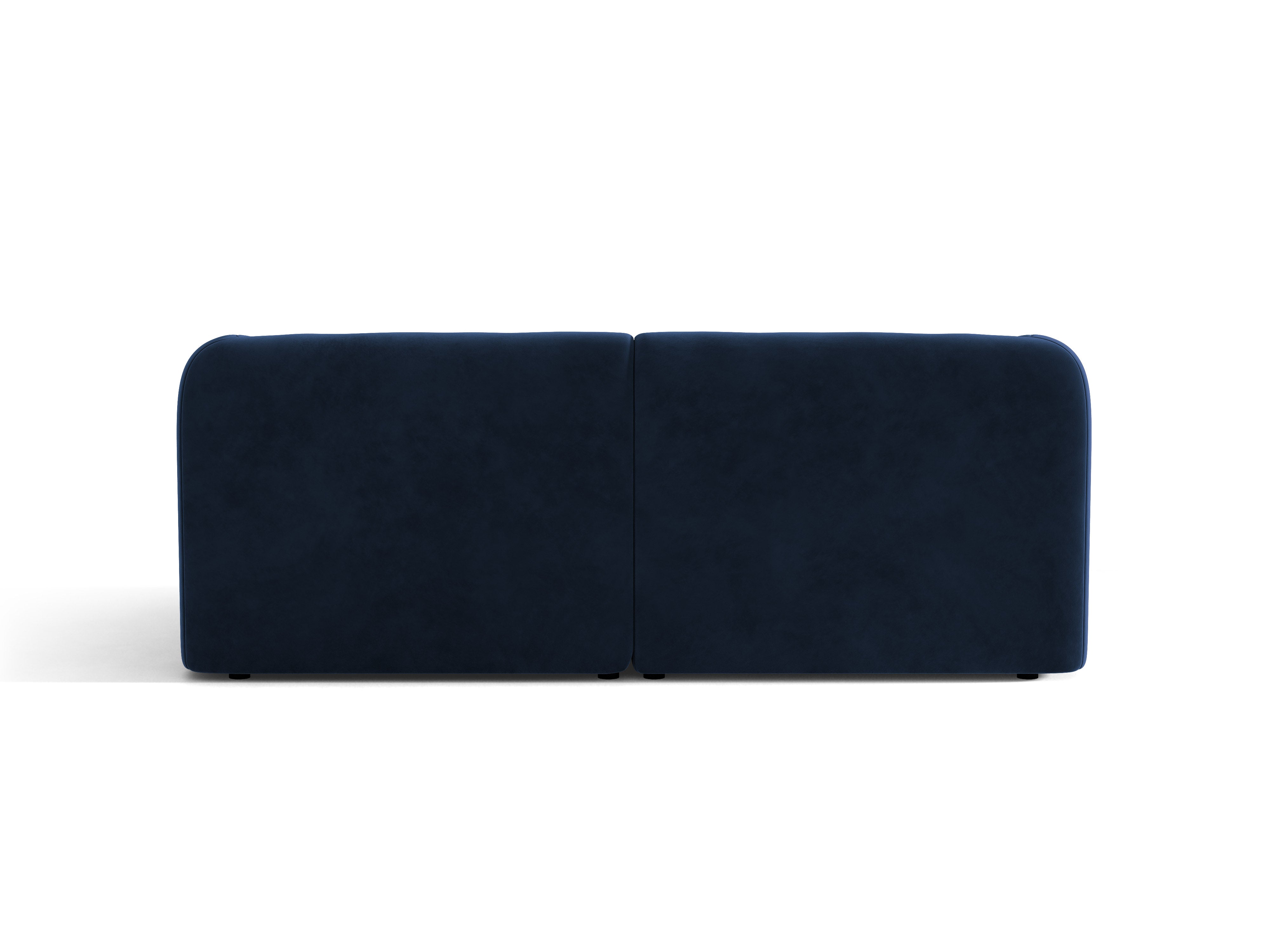 Sofa aksamitna 2-osobowa MILEY granat królewski