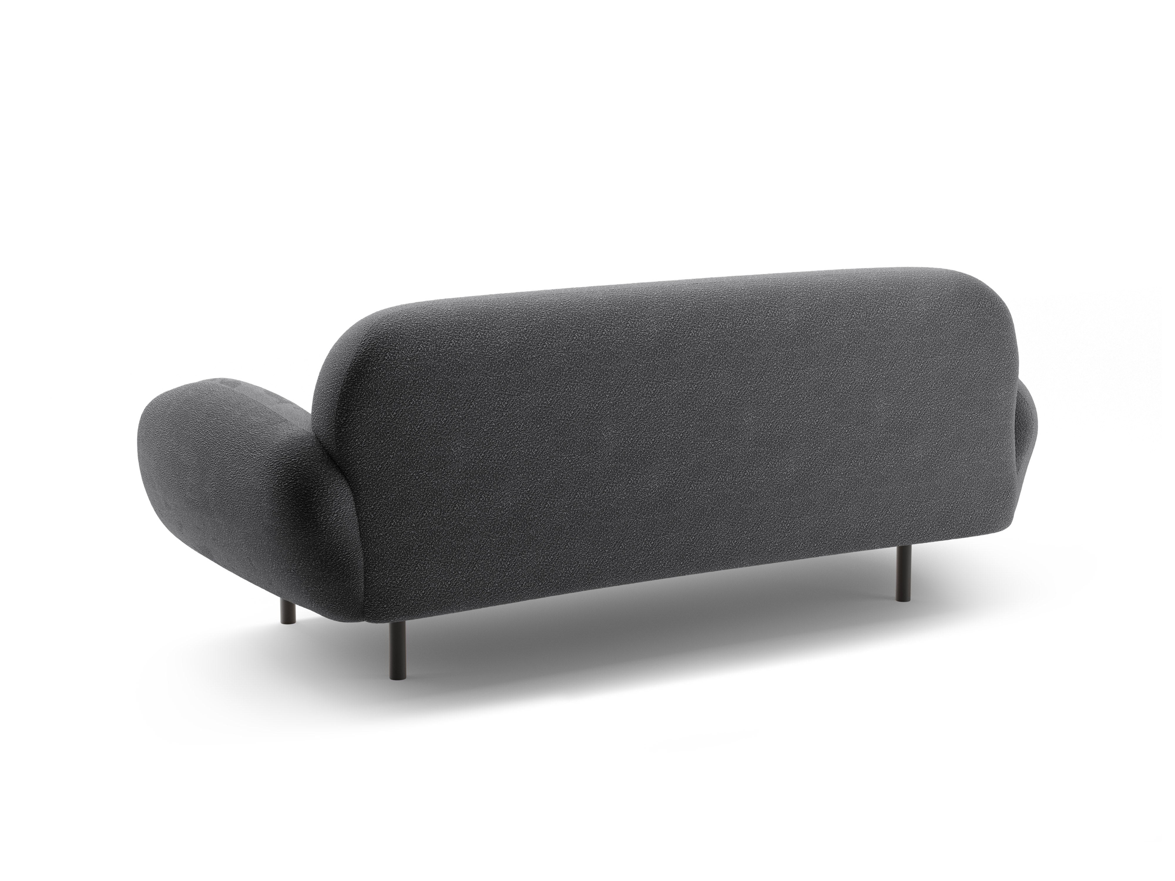 Sofa 2,5-osobowa POPPY ciemnoszary boucle