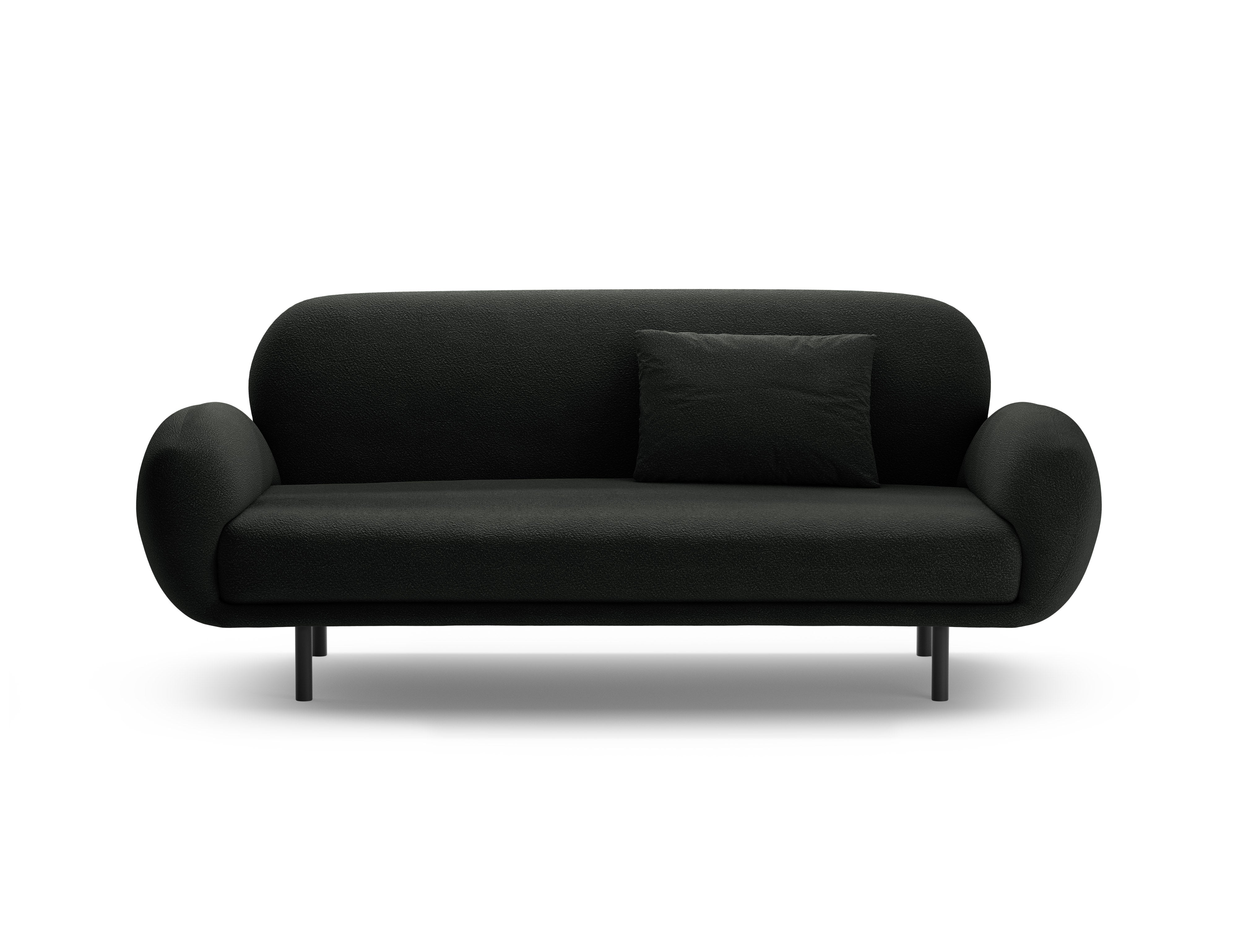 Sofa 2,5-osobowa POPPY czarny boucle