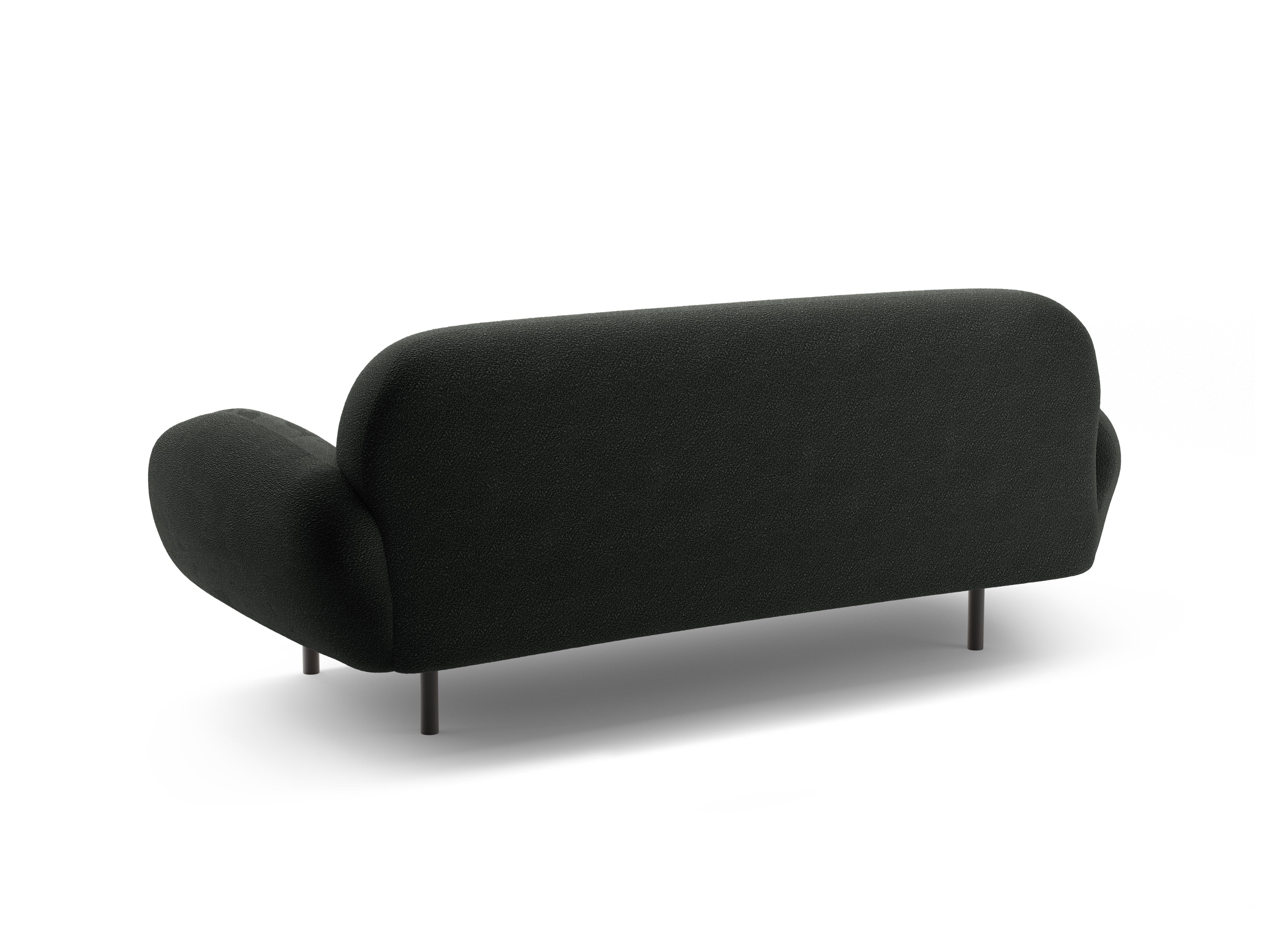 Sofa 2,5-osobowa POPPY czarny boucle