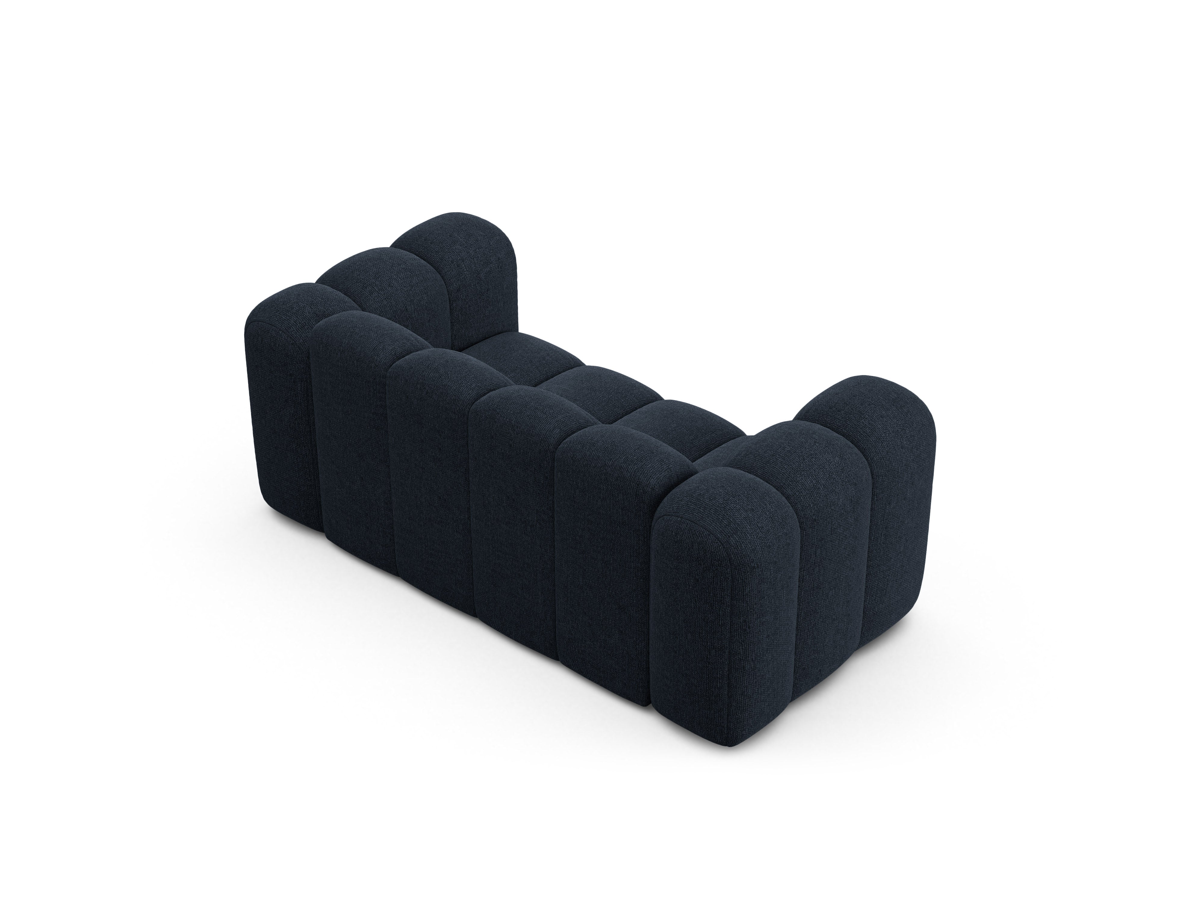 Sofa 2-sitzig LUPINE granatblau Chenille
