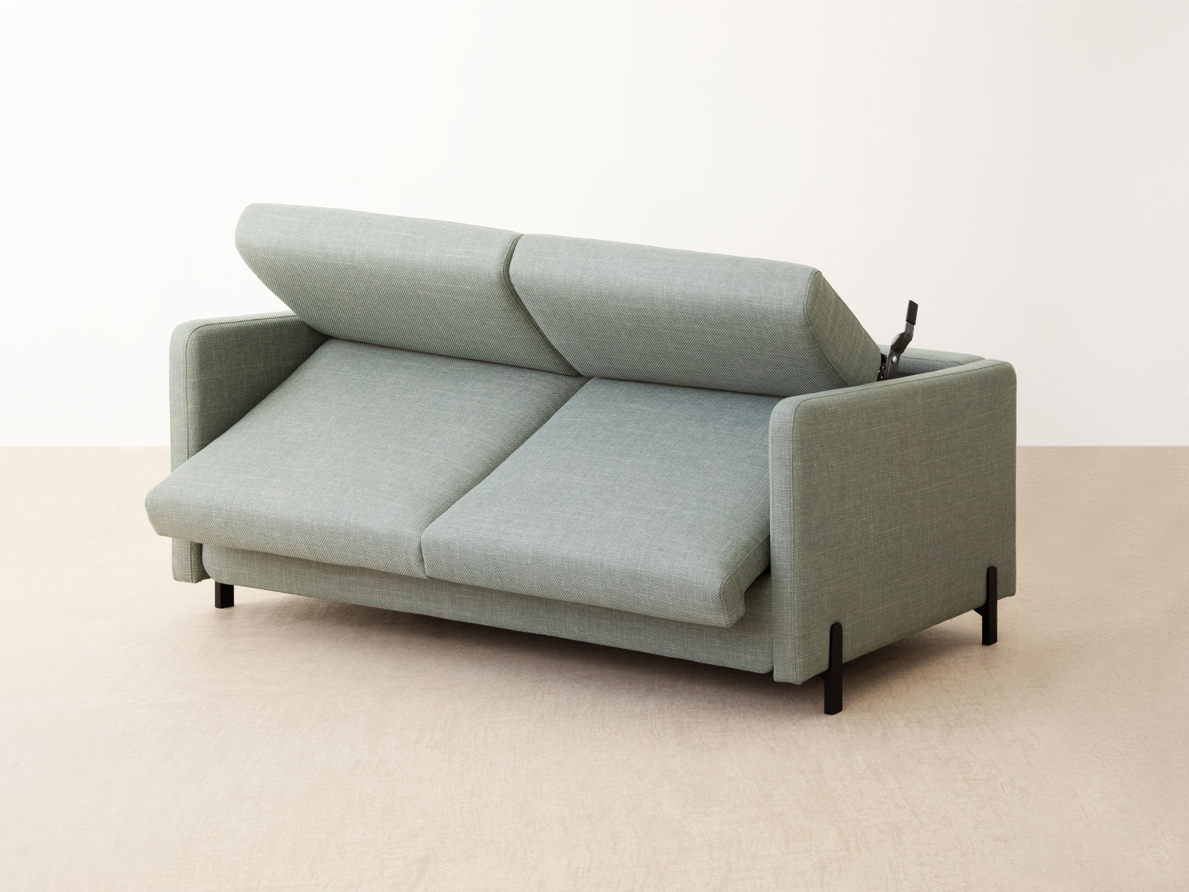 Sofa mit Bettfunktion, "Gloria", 3 Sitze, dunkelgrau, 202x102x80
In Europa gemacht