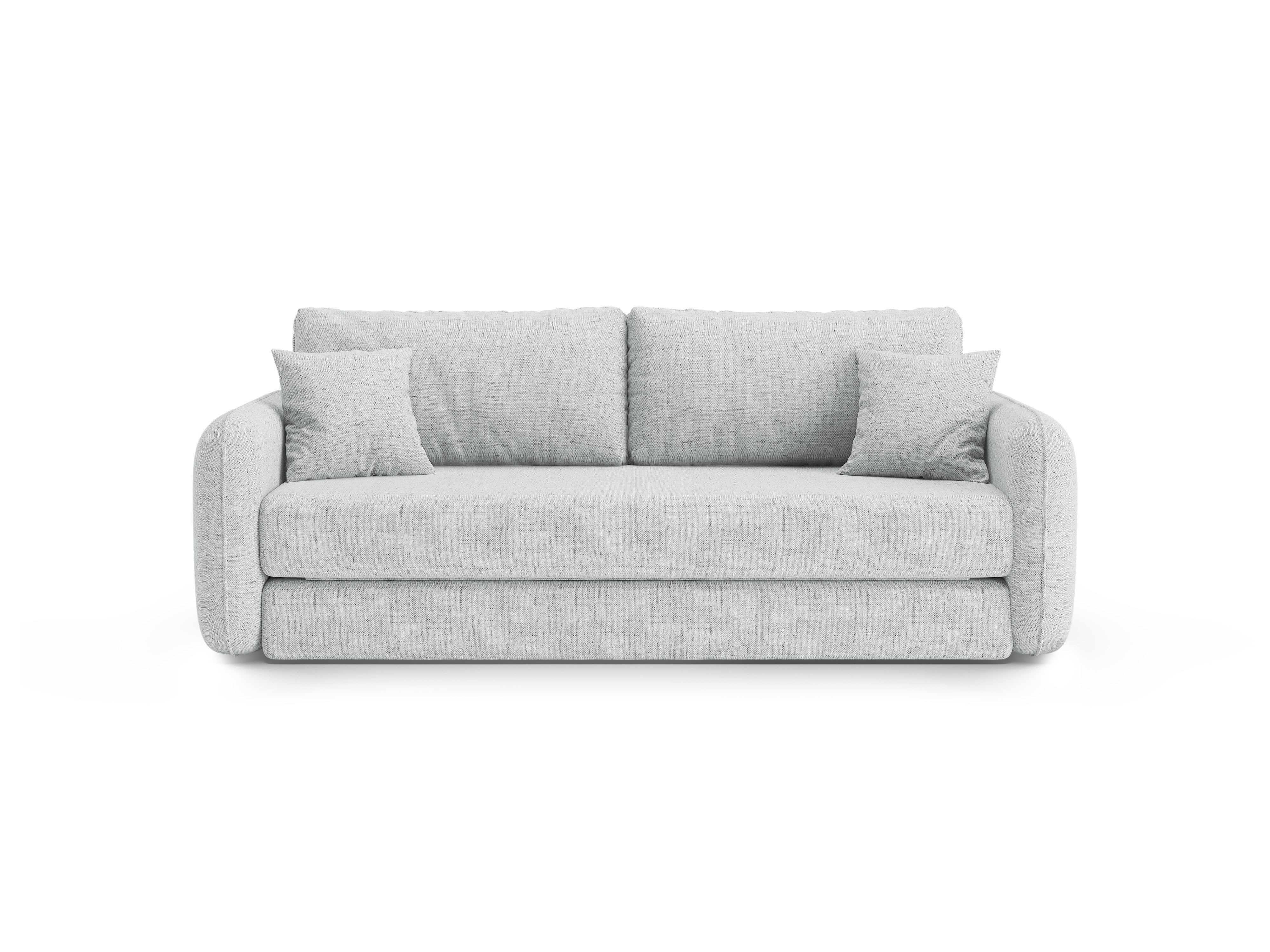 Sofa 3-osobowa z funkcją spania DORMI jasny szary
