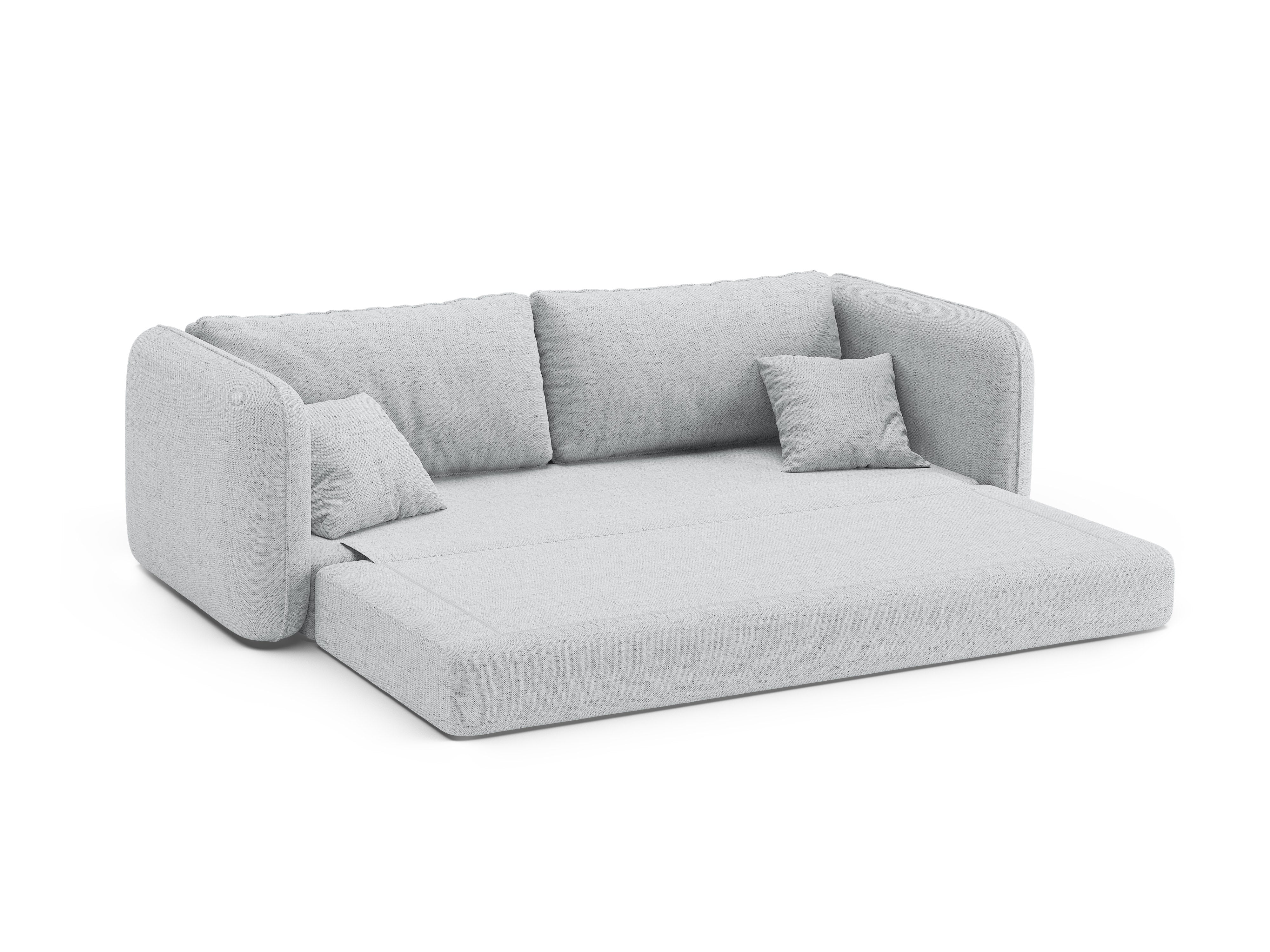 Sofa 3-osobowa z funkcją spania DORMI jasny szary