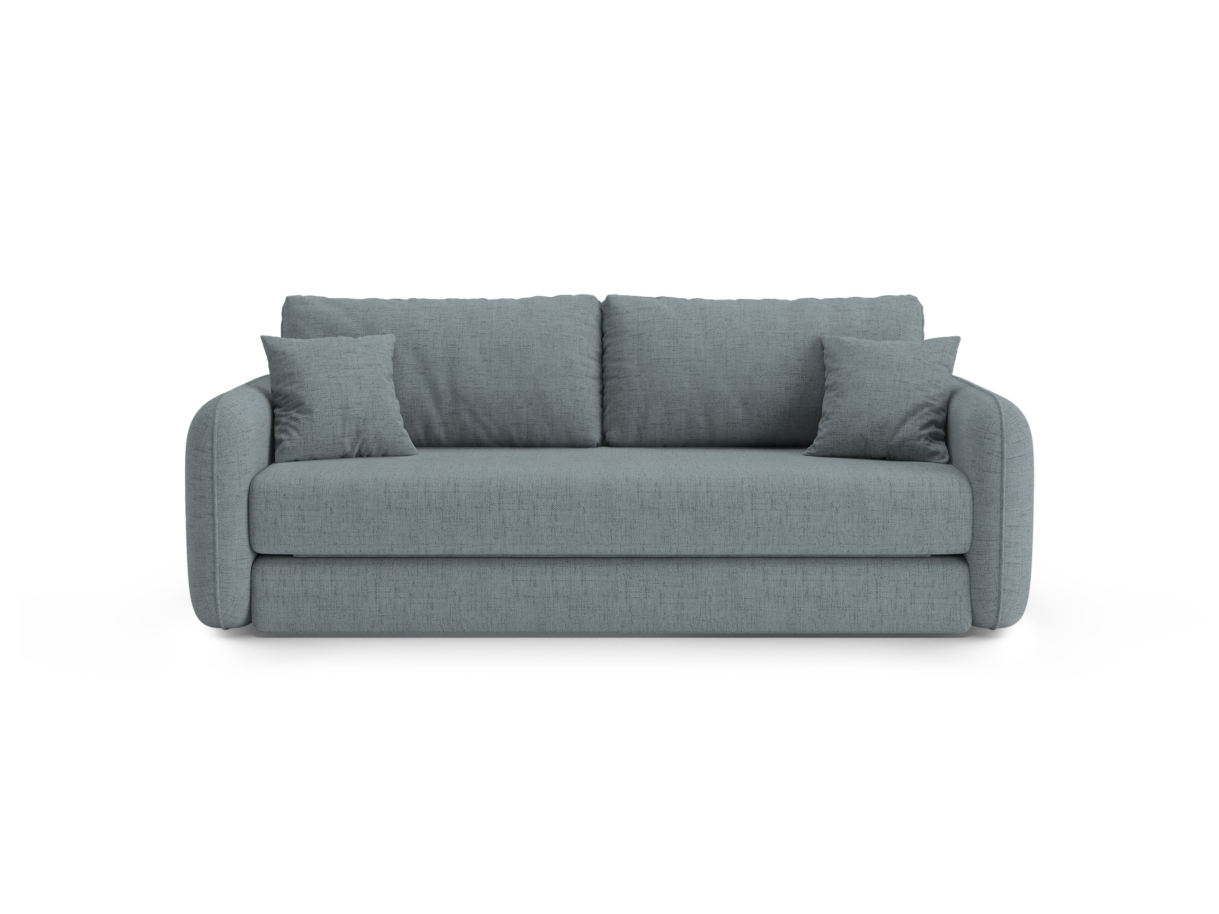 Sofa 3-osobowa z funkcją spania DORMI jasny niebieski