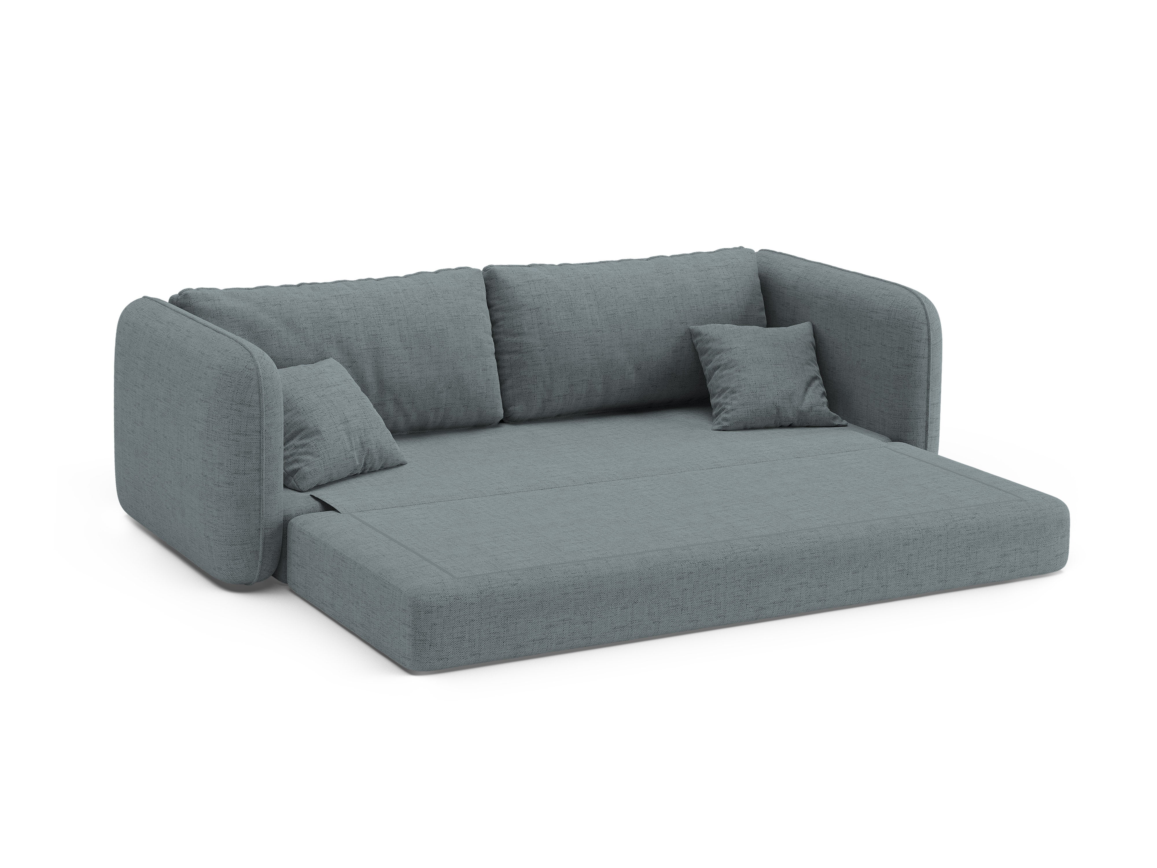 Sofa 3-osobowa z funkcją spania DORMI jasny niebieski