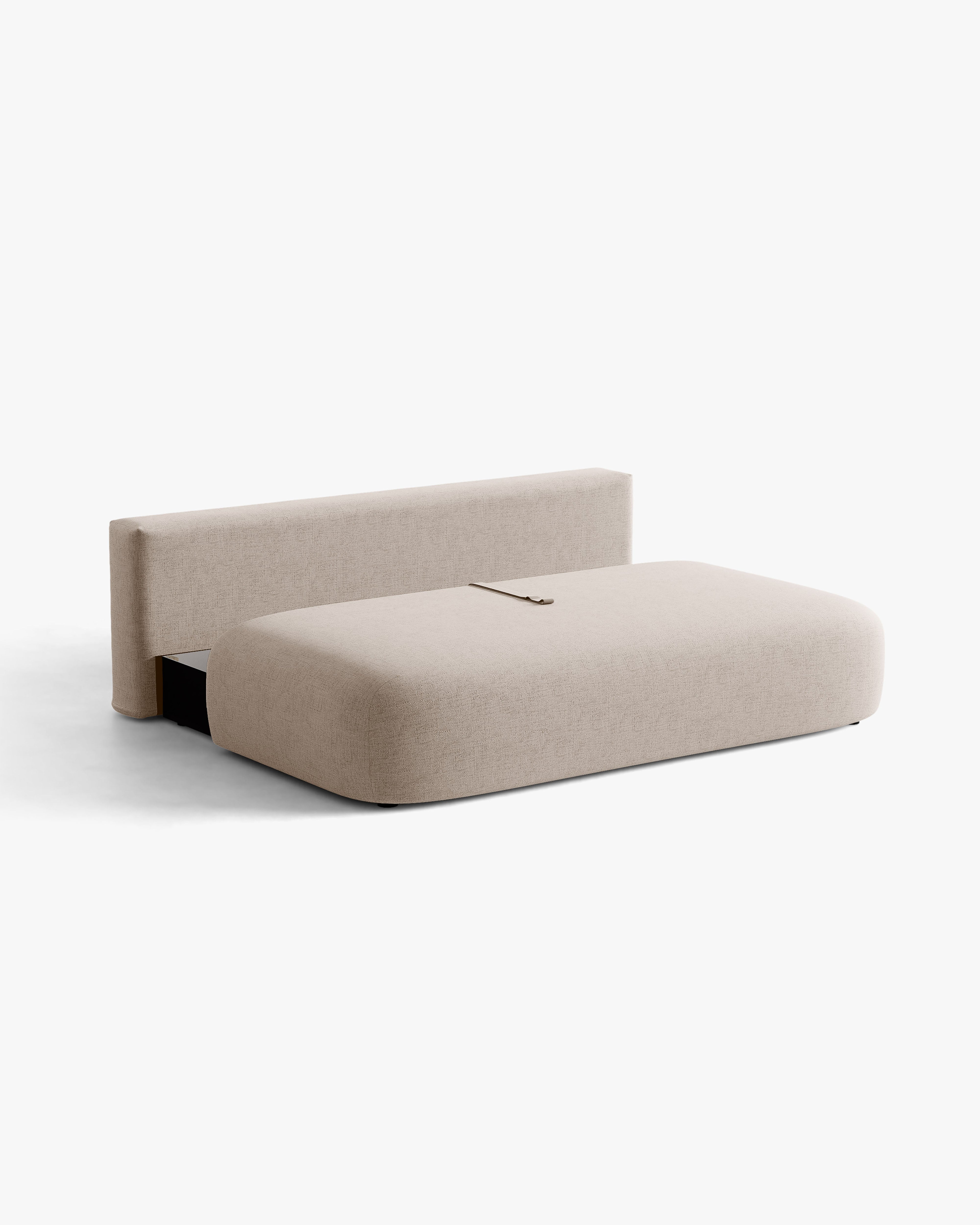 Sofa 3-osobowa z funkcją spania HENA cappuccino
