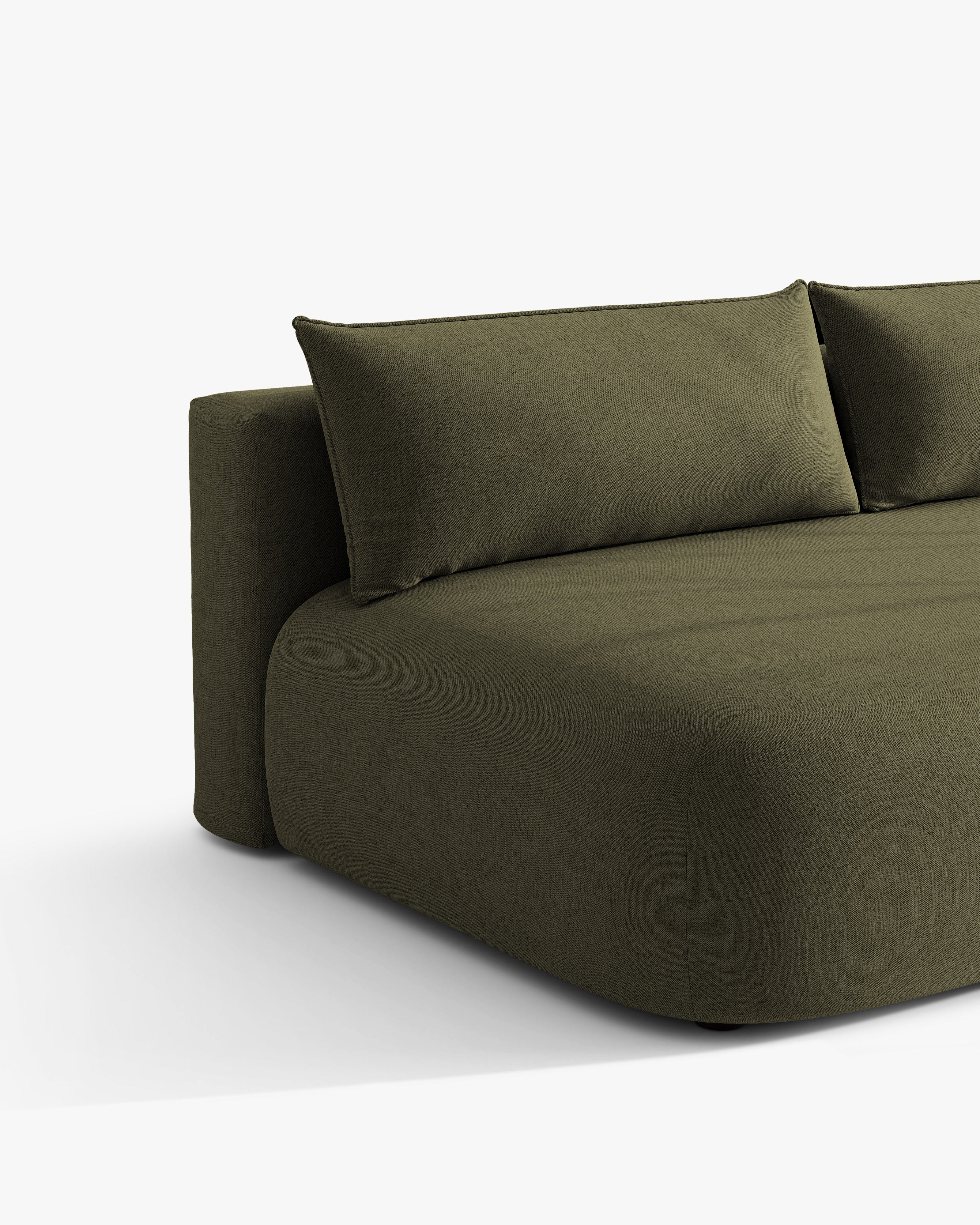 Sofa 3-osobowa z funkcją spania HENA zielony