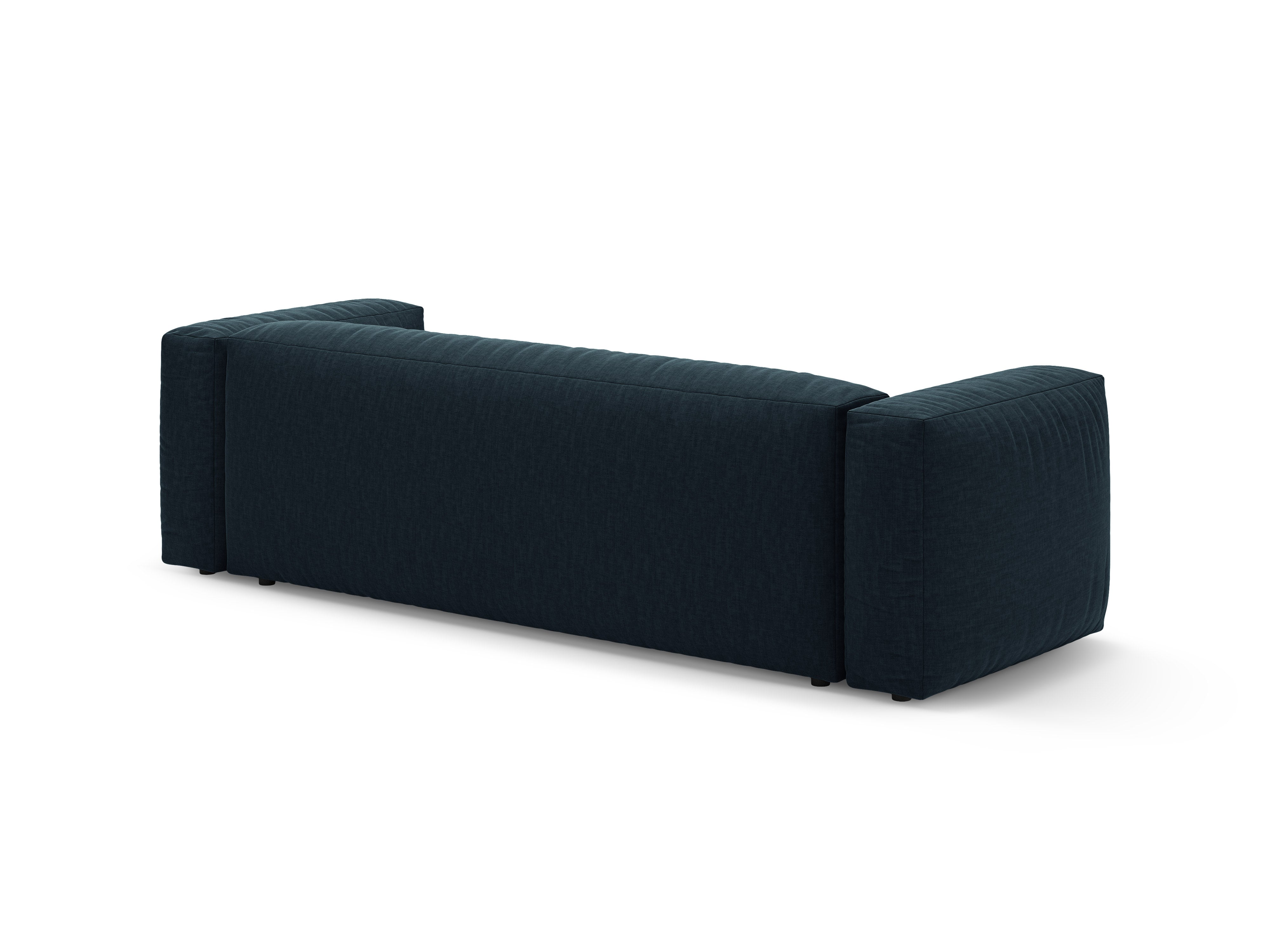 Sofa 3-Sitzer mit Schlaffunktion MARTINA in Jeansblau