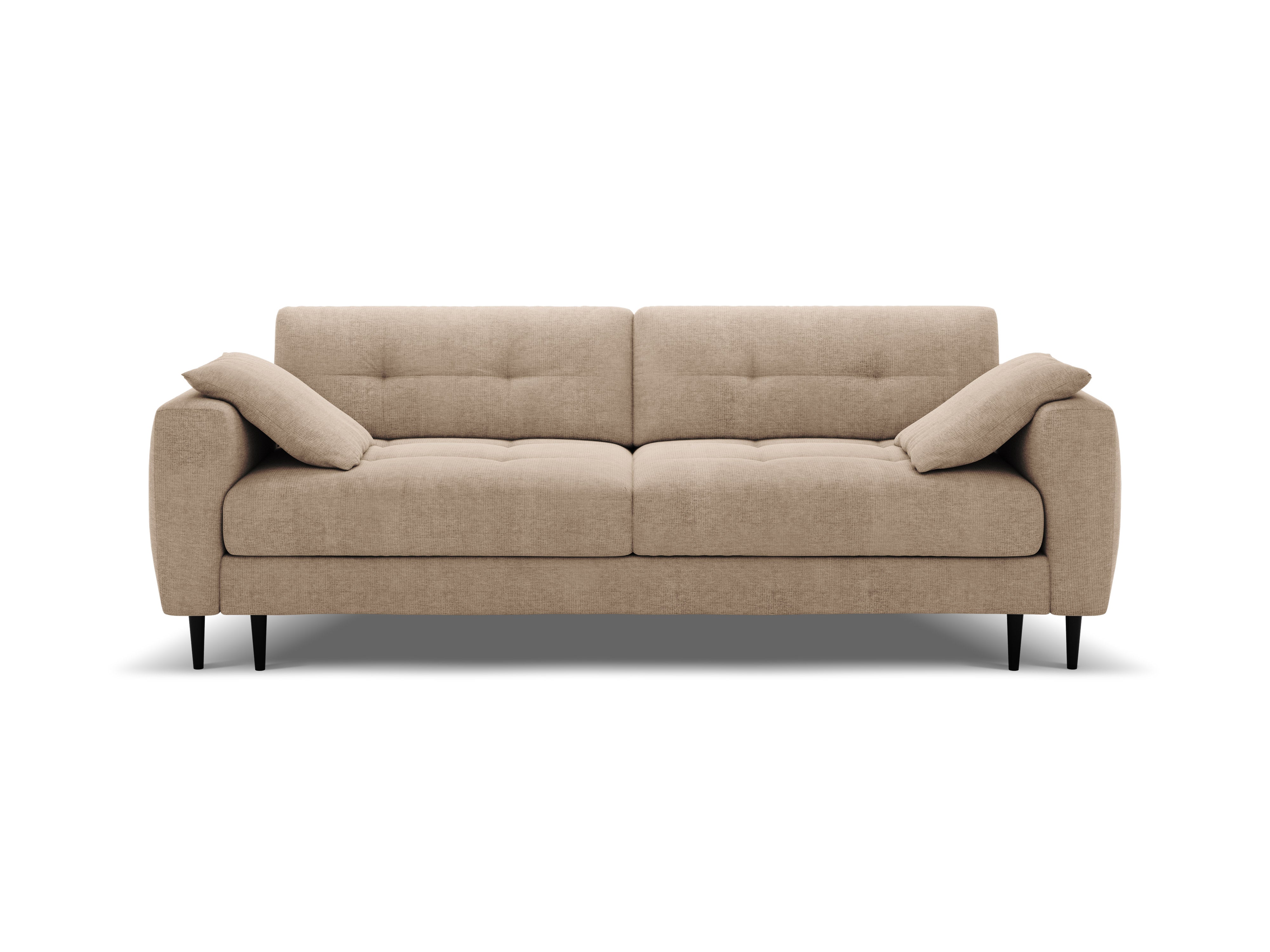 Sofa 3-osobowa z funkcją spania BEMY piaskowy