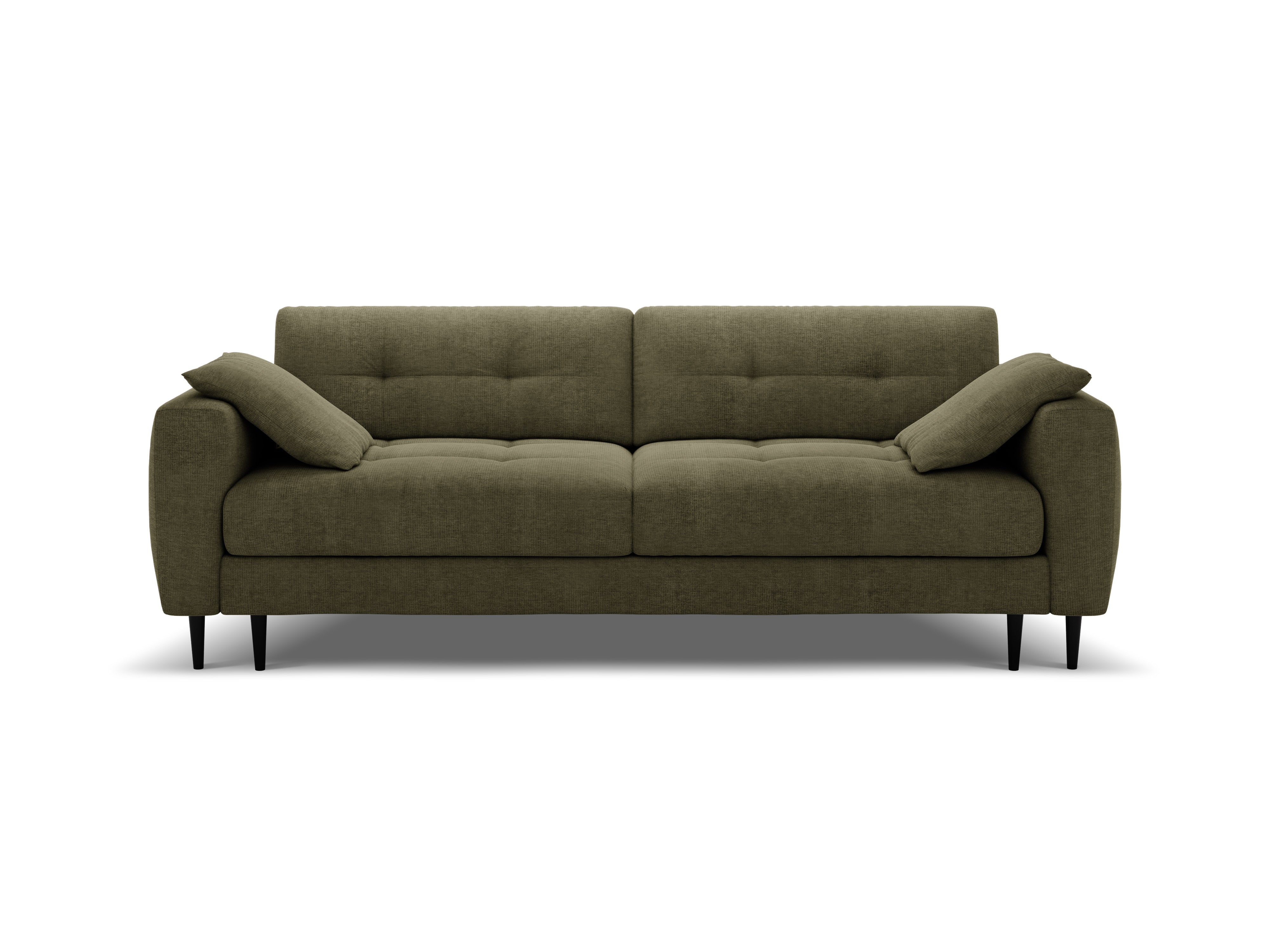 Sofa 3-osobowa z funkcją spania BEMY oliwkowy