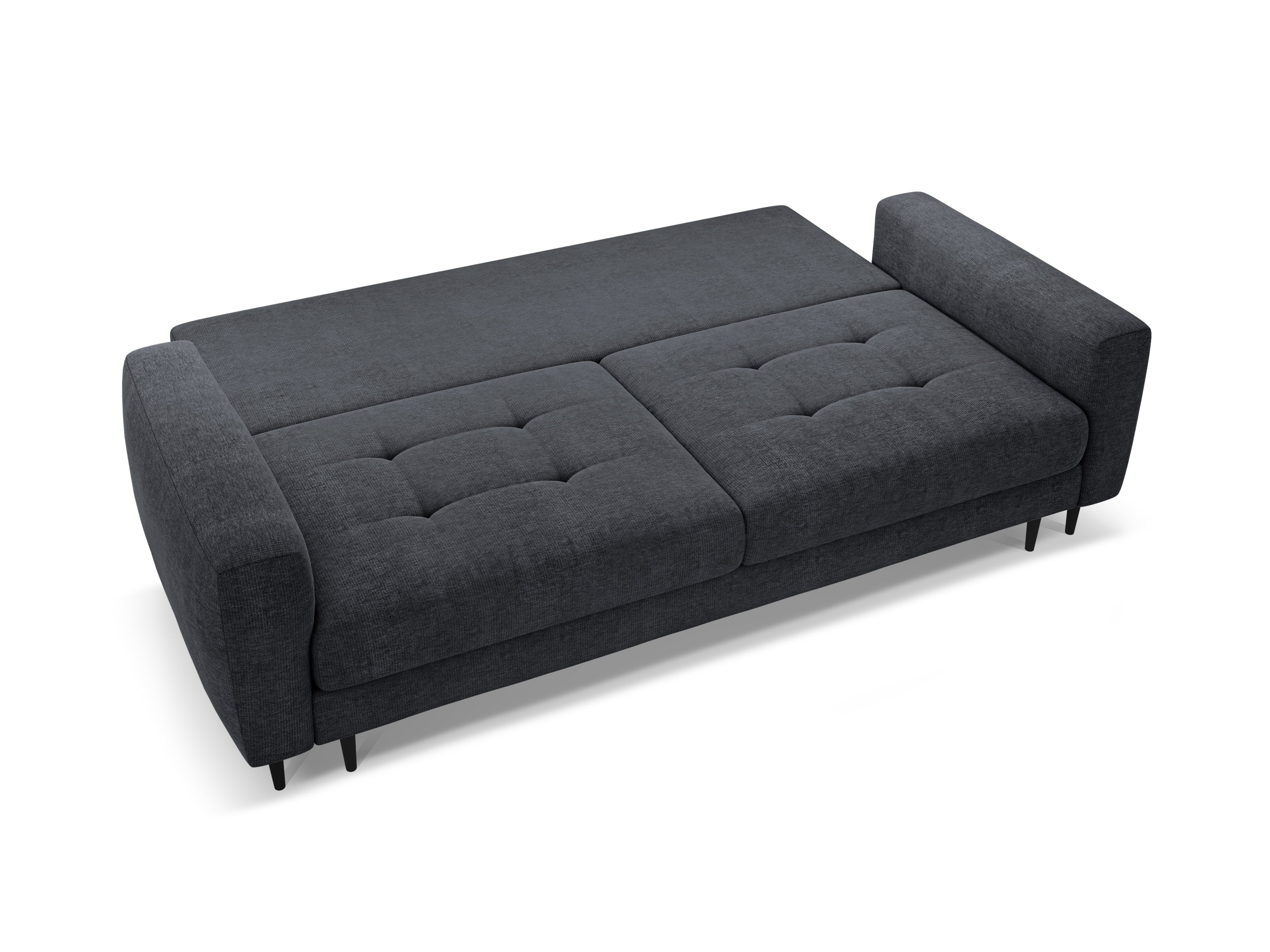 Sofa 3-osobowa z funkcją spania BEMY ciemny niebieski