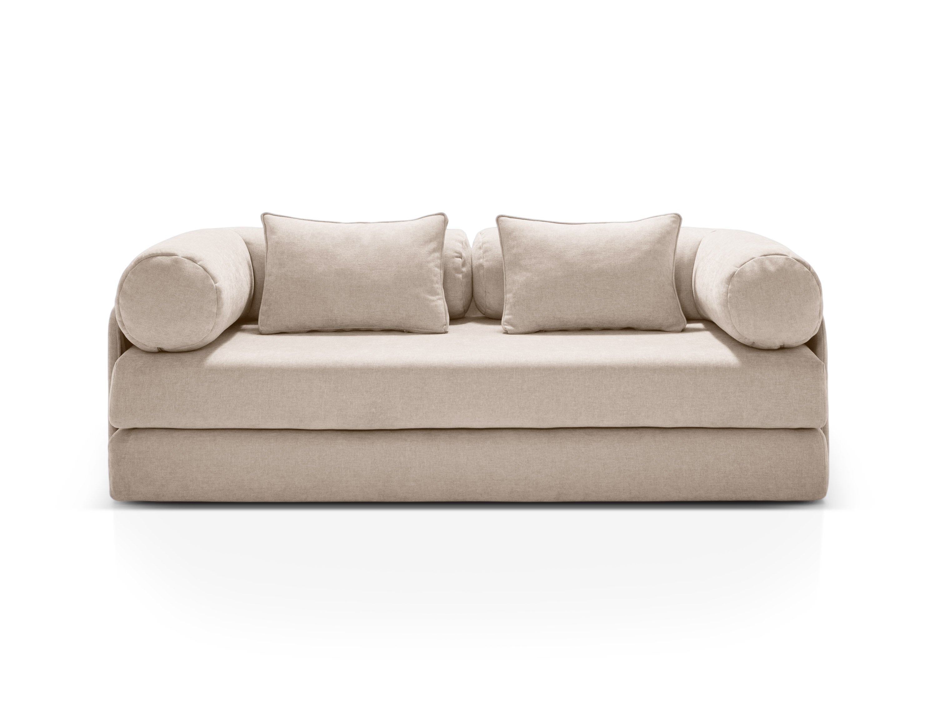 3-Seater Sofa with Sleeping Function DREAMY Beige