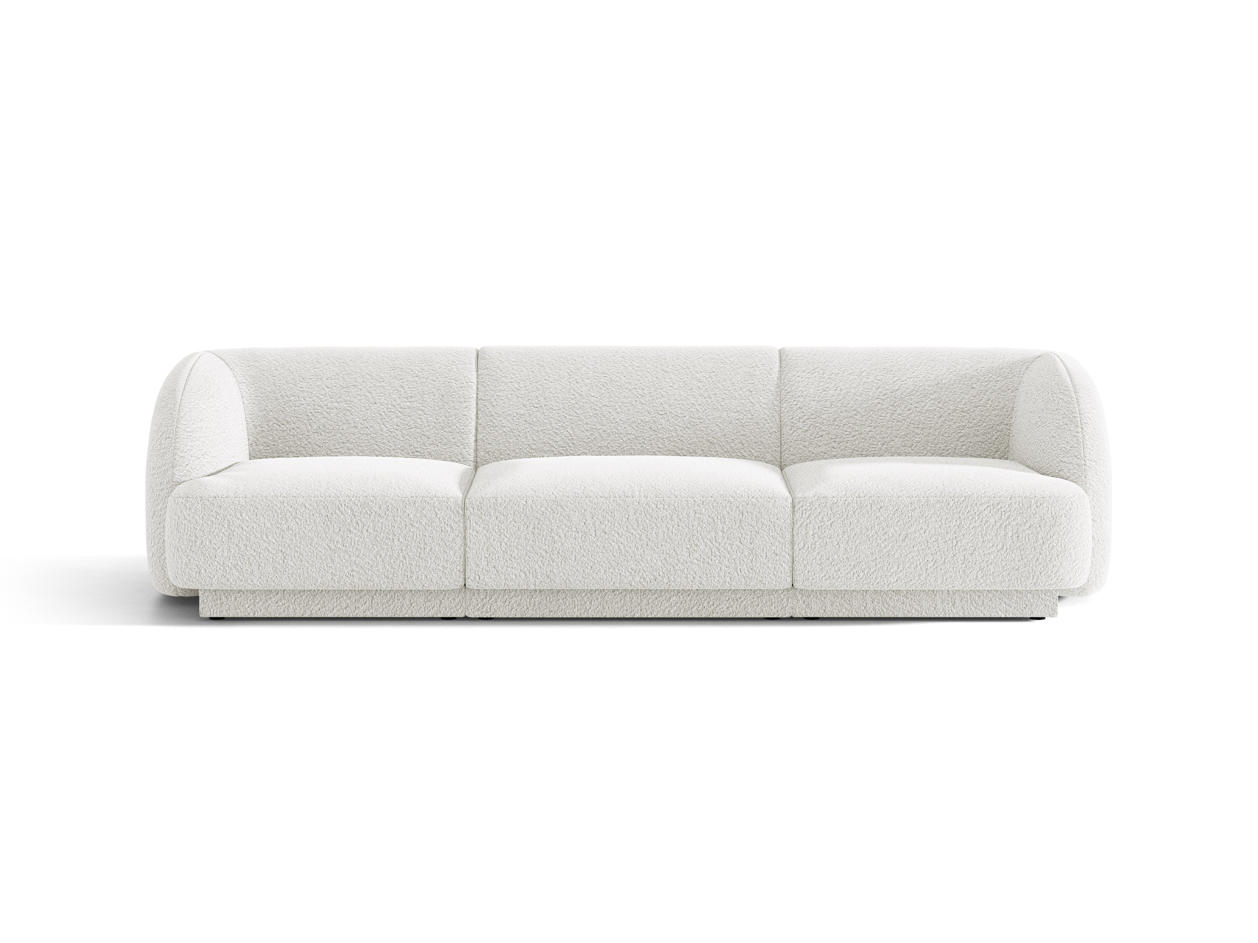 Sofa 3-osobowa MILEY biały boucle