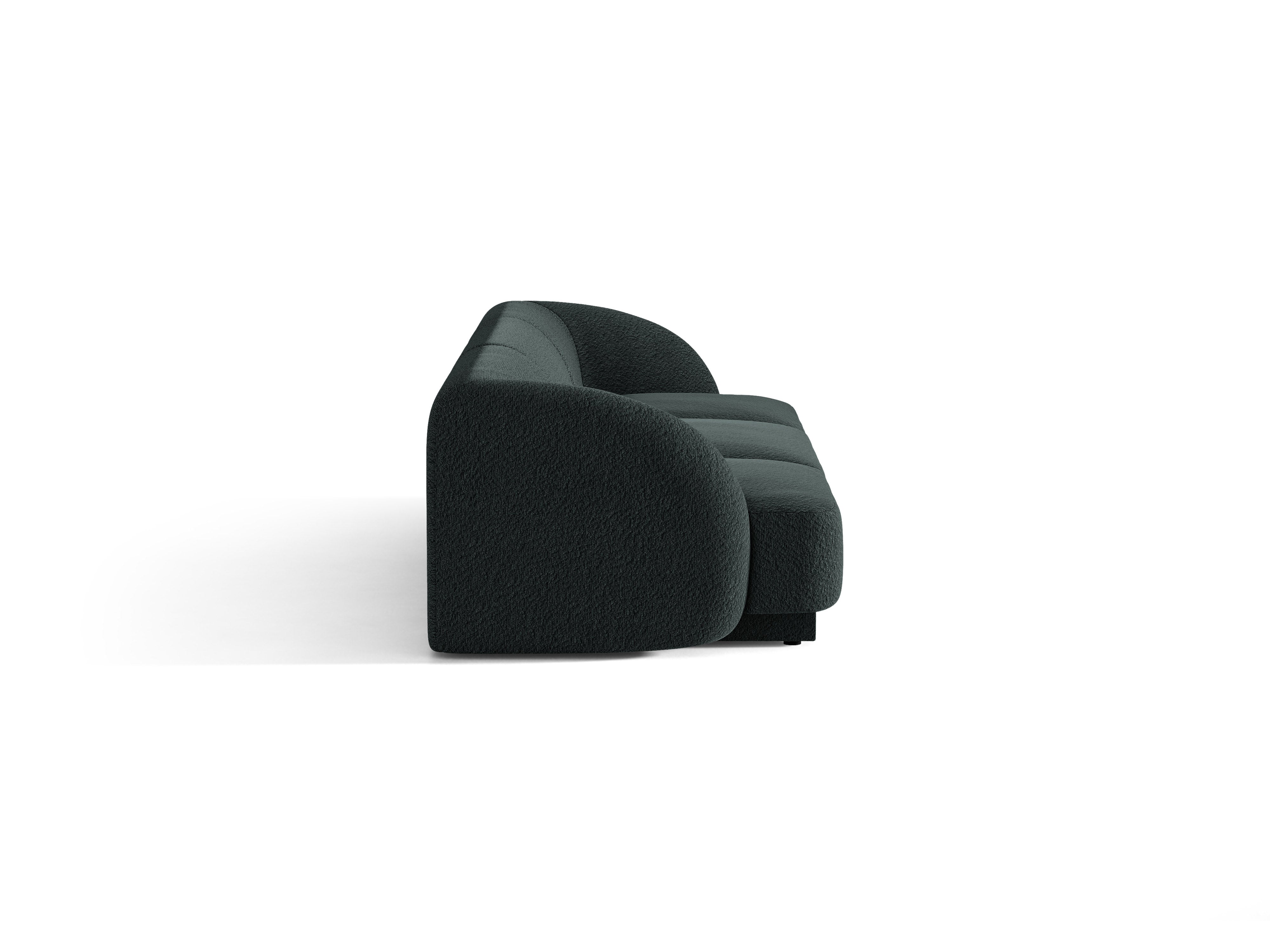 Sofa 3-osobowa MILEY czarny boucle