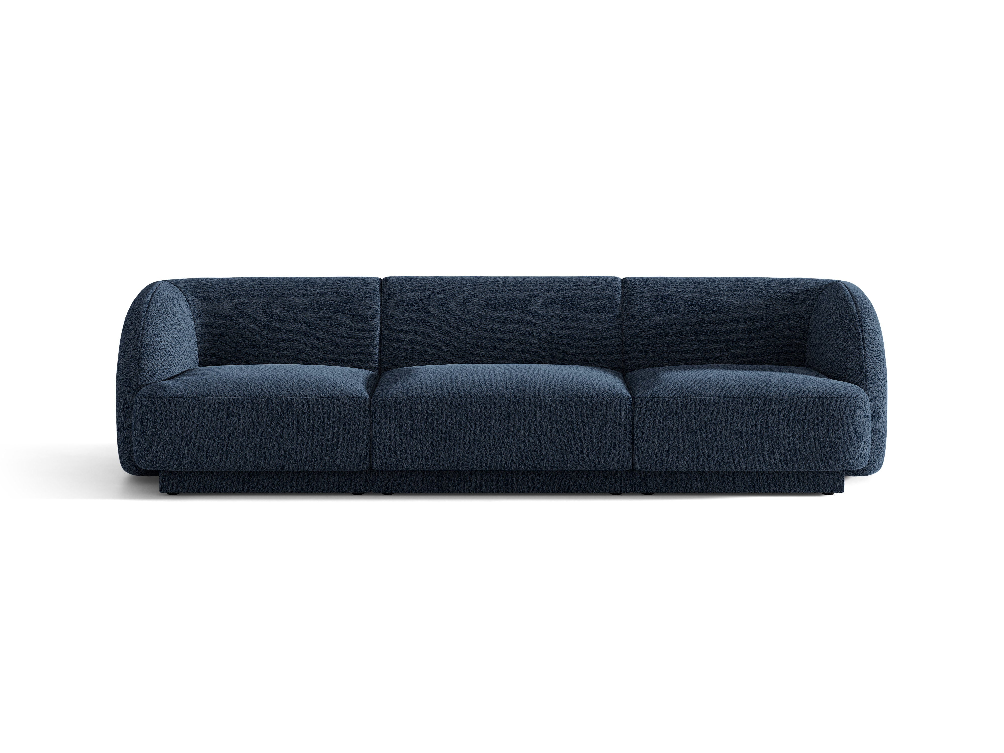 Sofa 3-osobowa MILEY ciemnoniebieski boucle