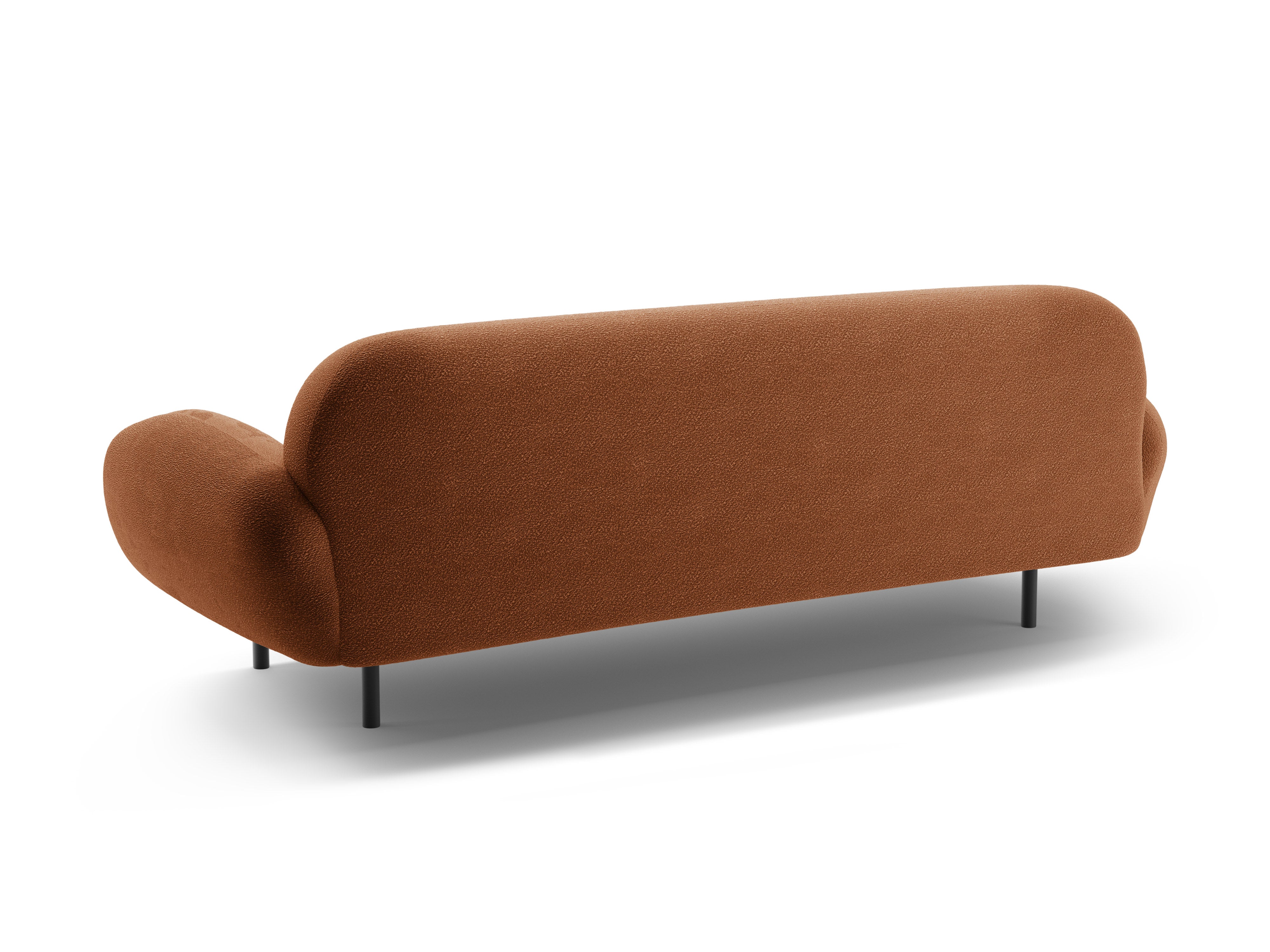 Sofa 3-Sitzer POPPY terracotta Boucle