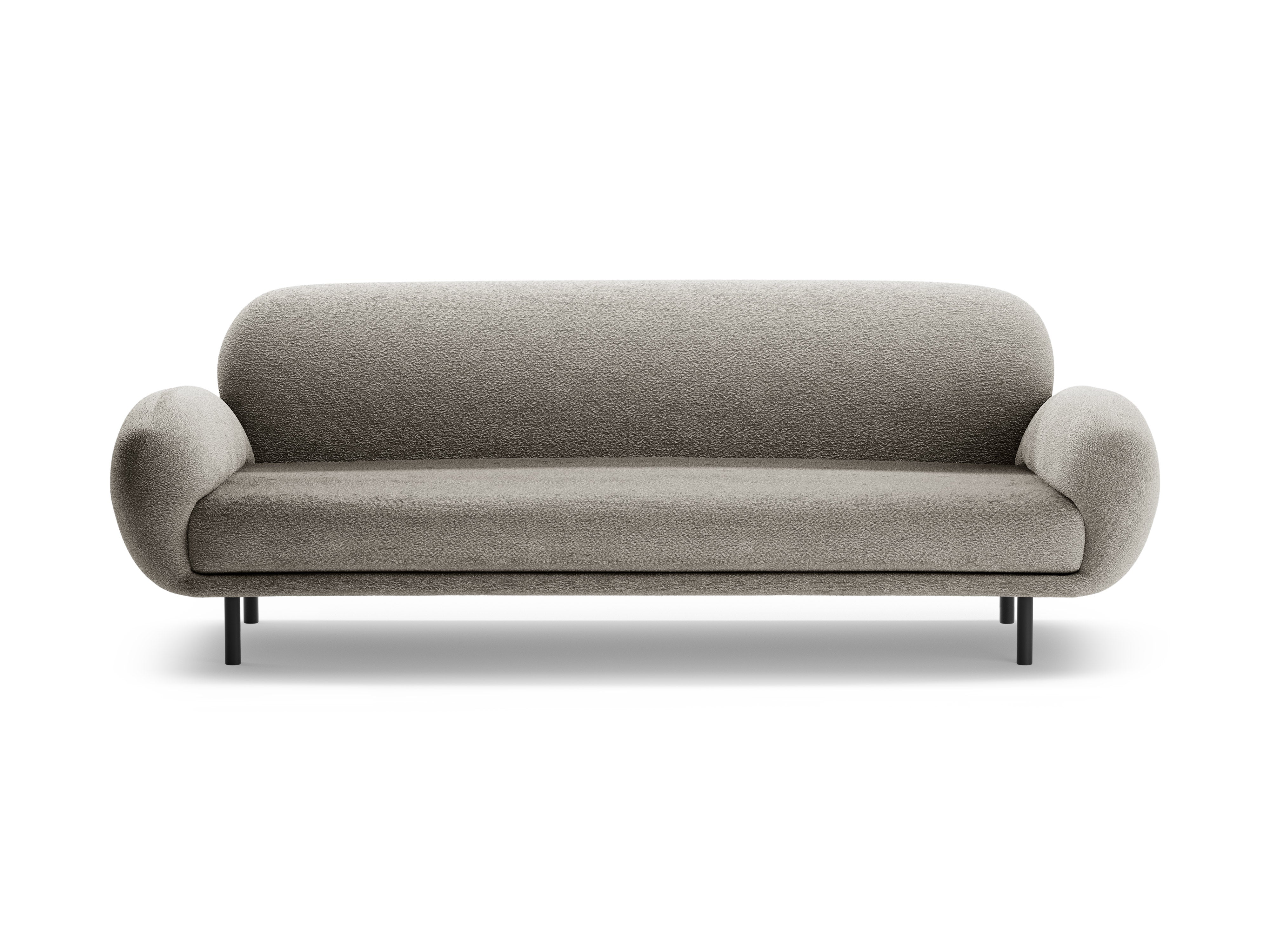 3-seater Sofa POPPY gray boucle