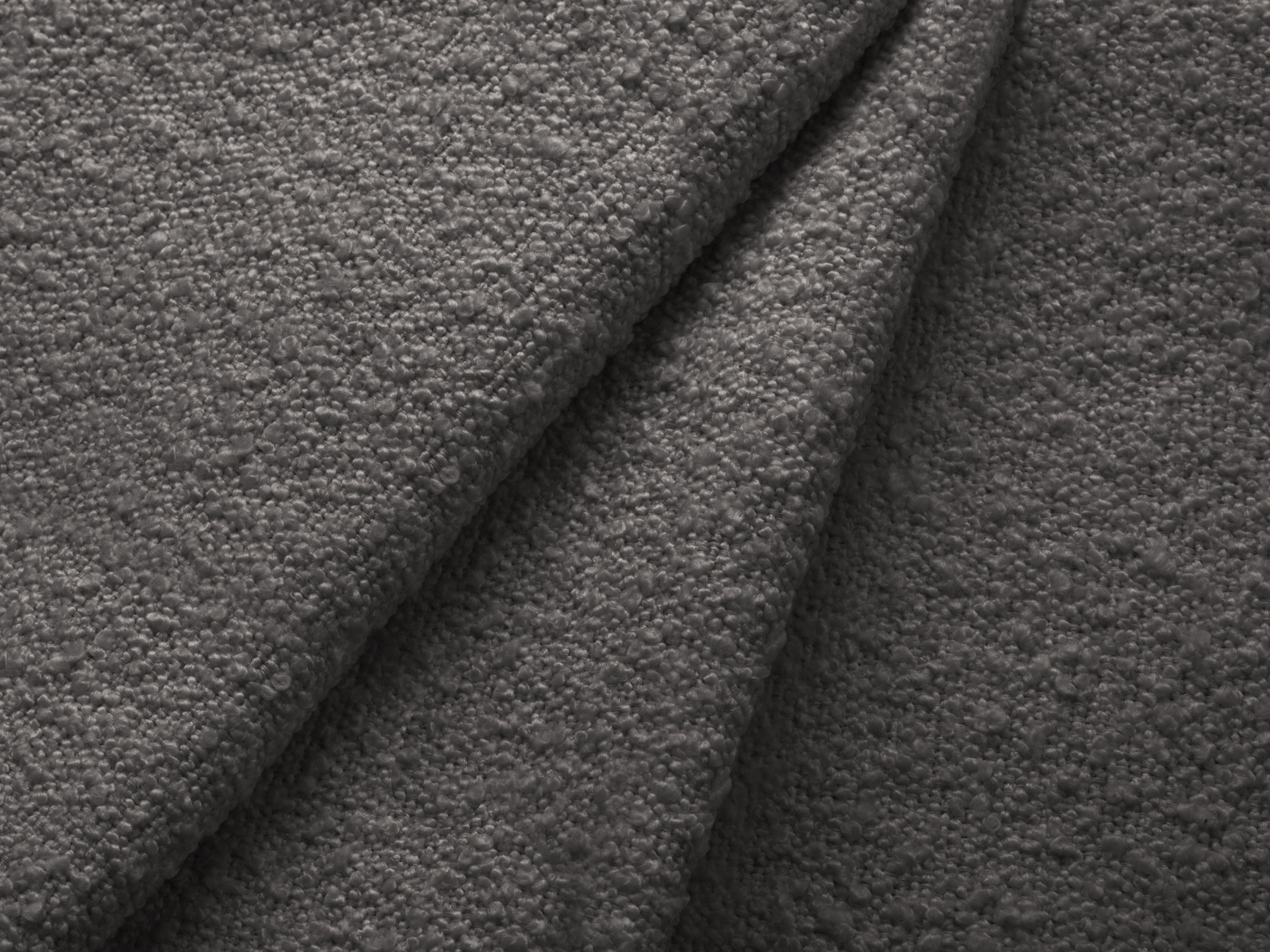 3-seater Sofa POPPY dark gray boucle