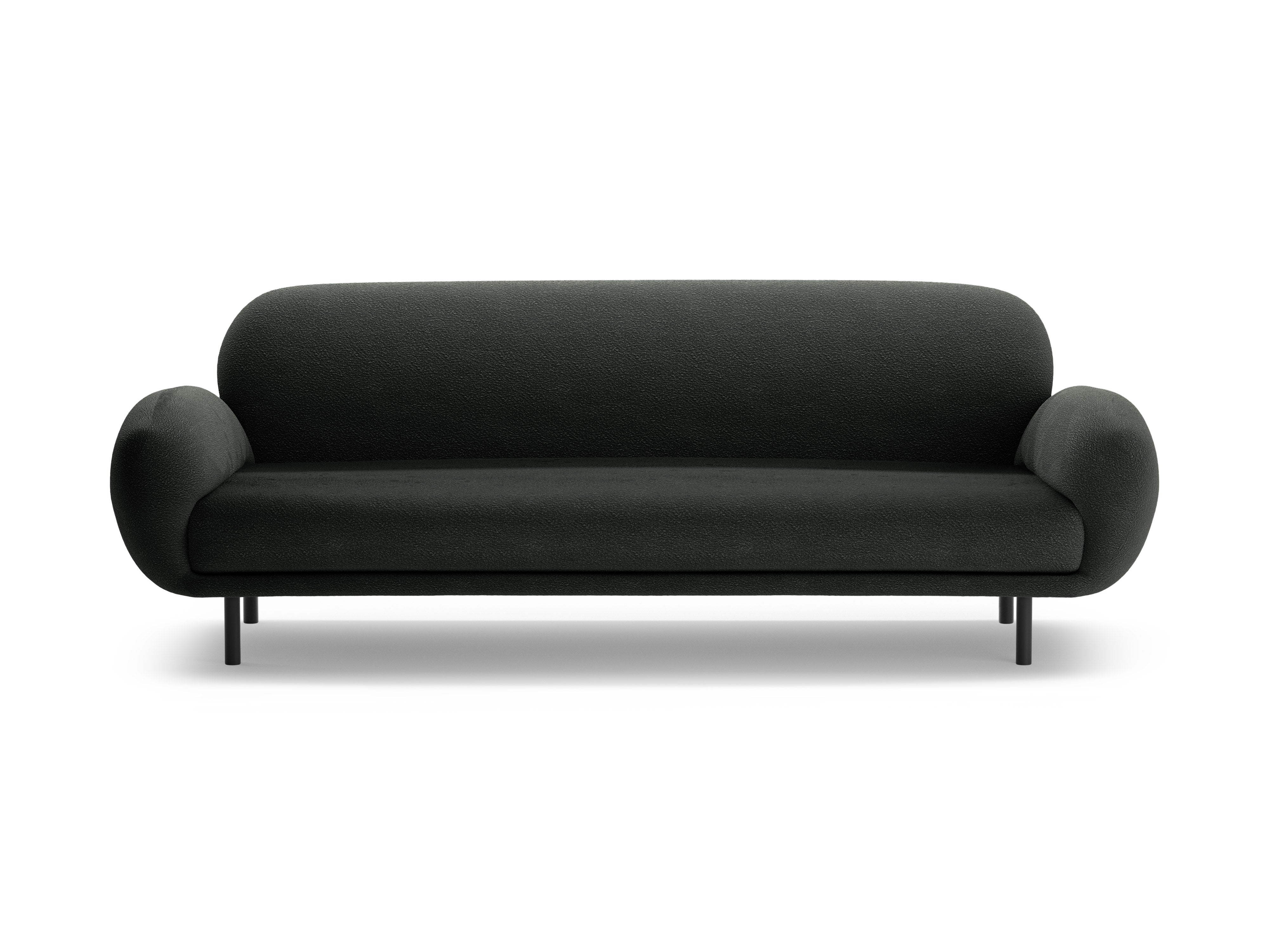 Sofa 3-osobowa POPPY czarny boucle