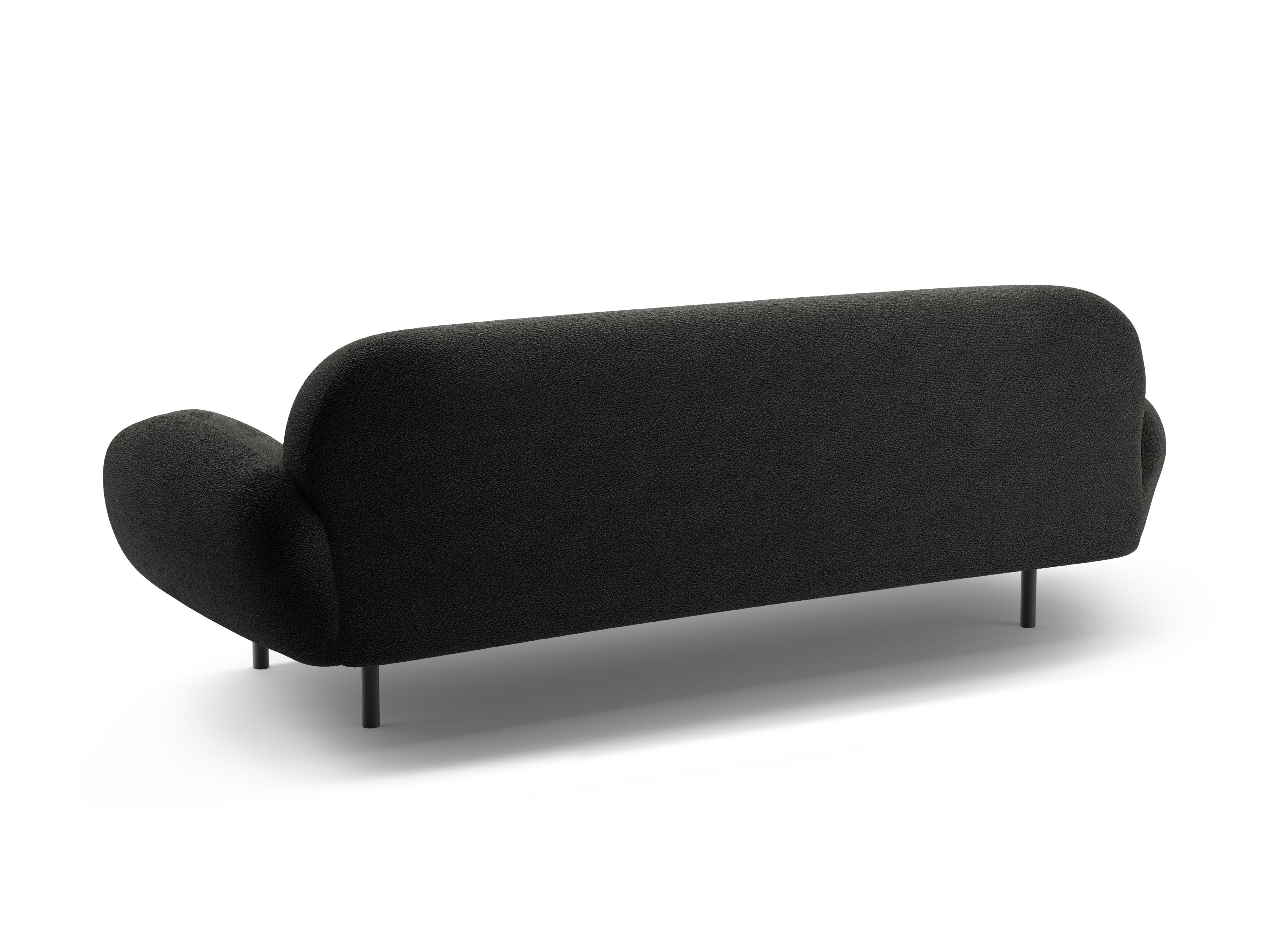Sofa 3-osobowa POPPY czarny boucle