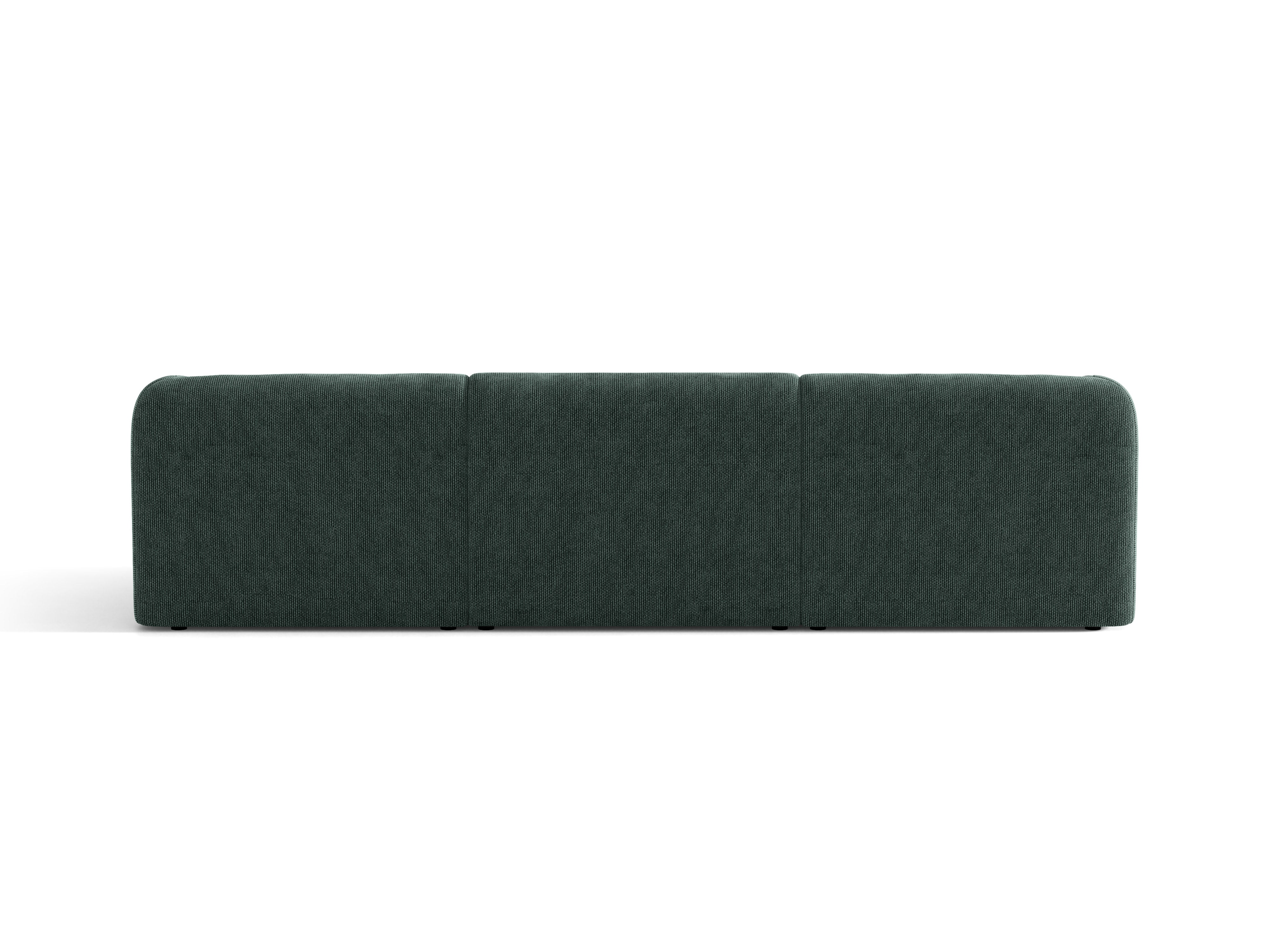 Sofa 3-osobowa MILEY petrol szenil jedwabisty