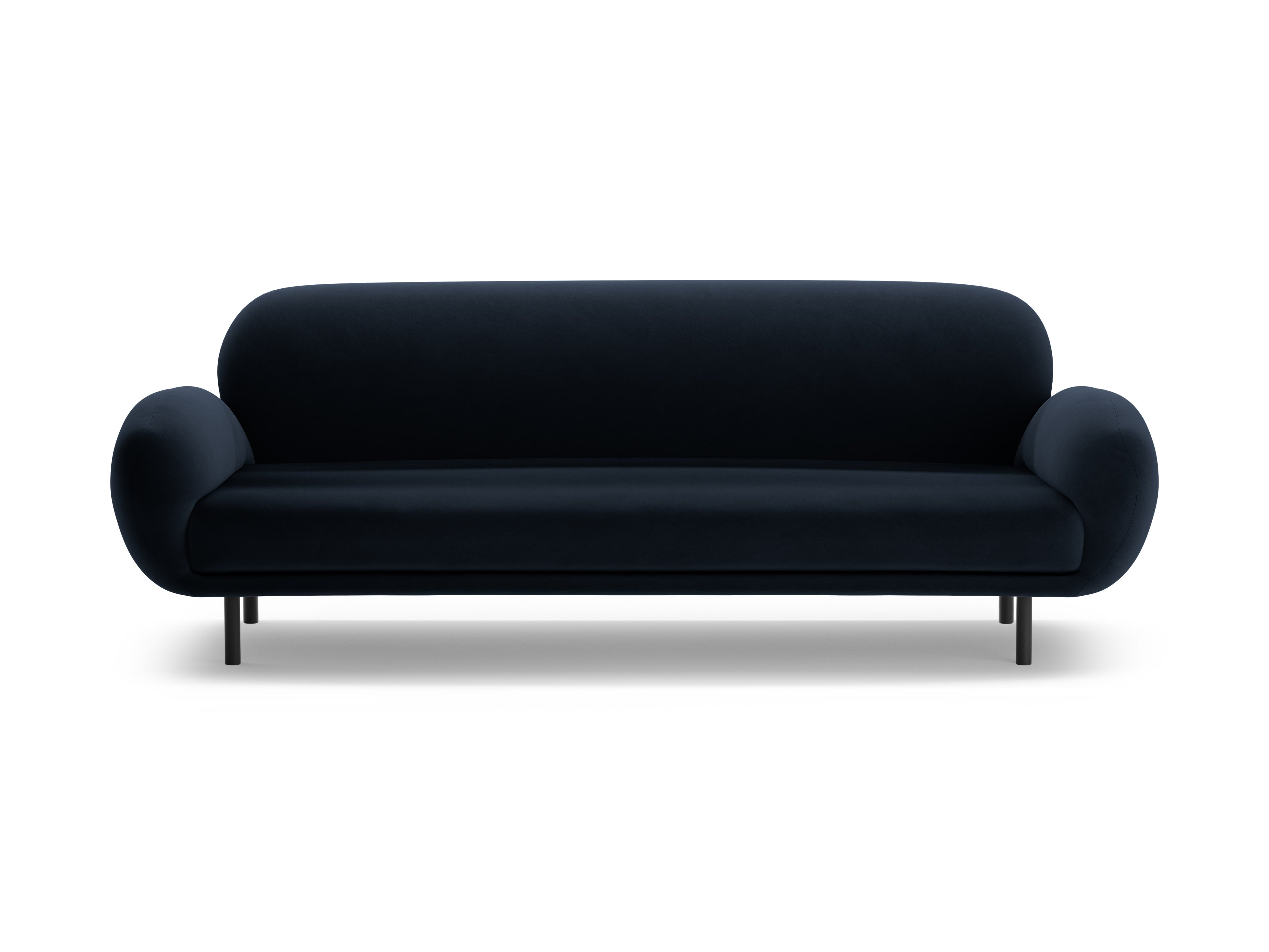 Velvet 3-Seater Sofa POPPY Royal Blue