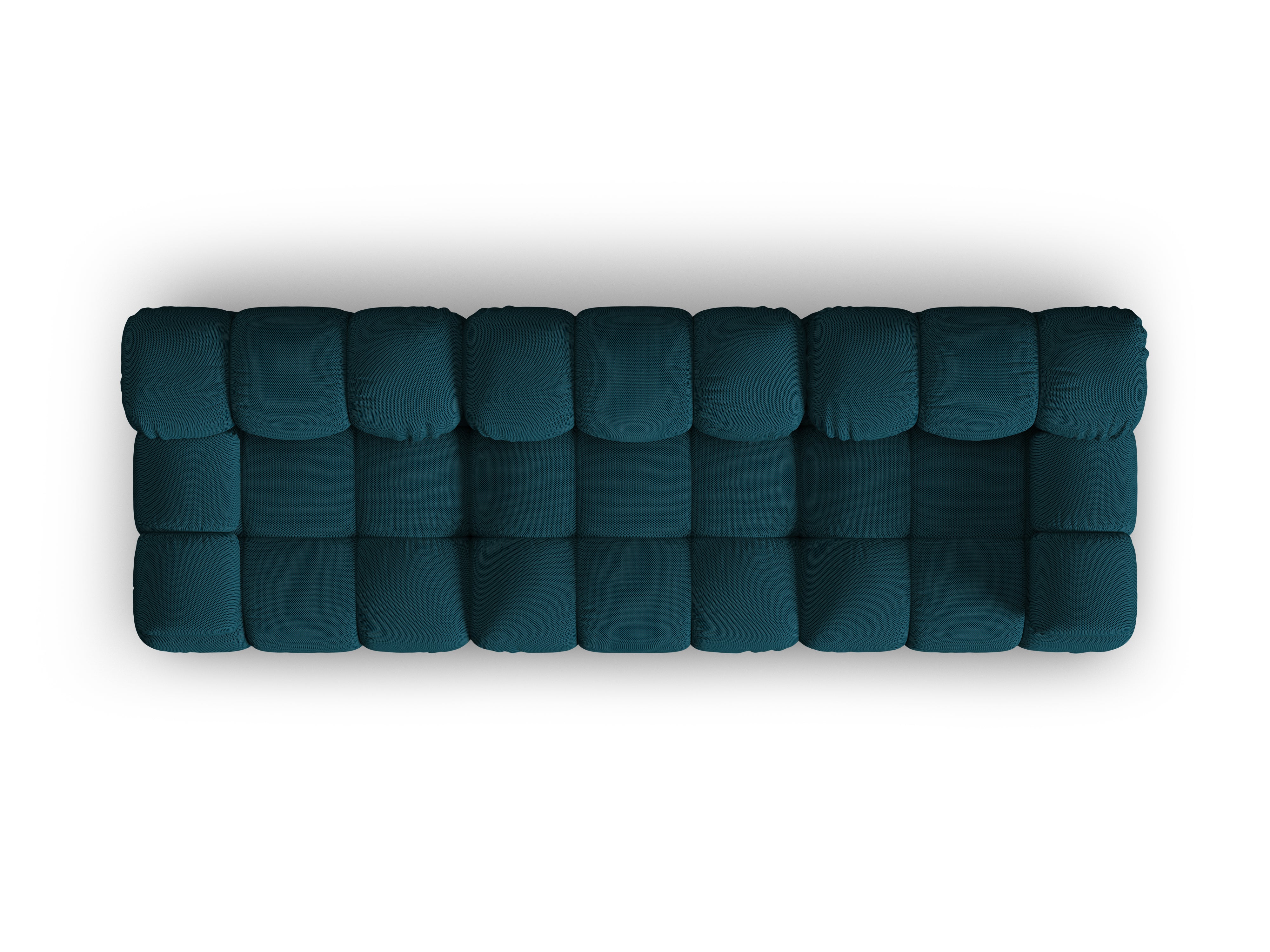 Sofa modułowa 3-osobowa BELLIS morska tkanina 3D