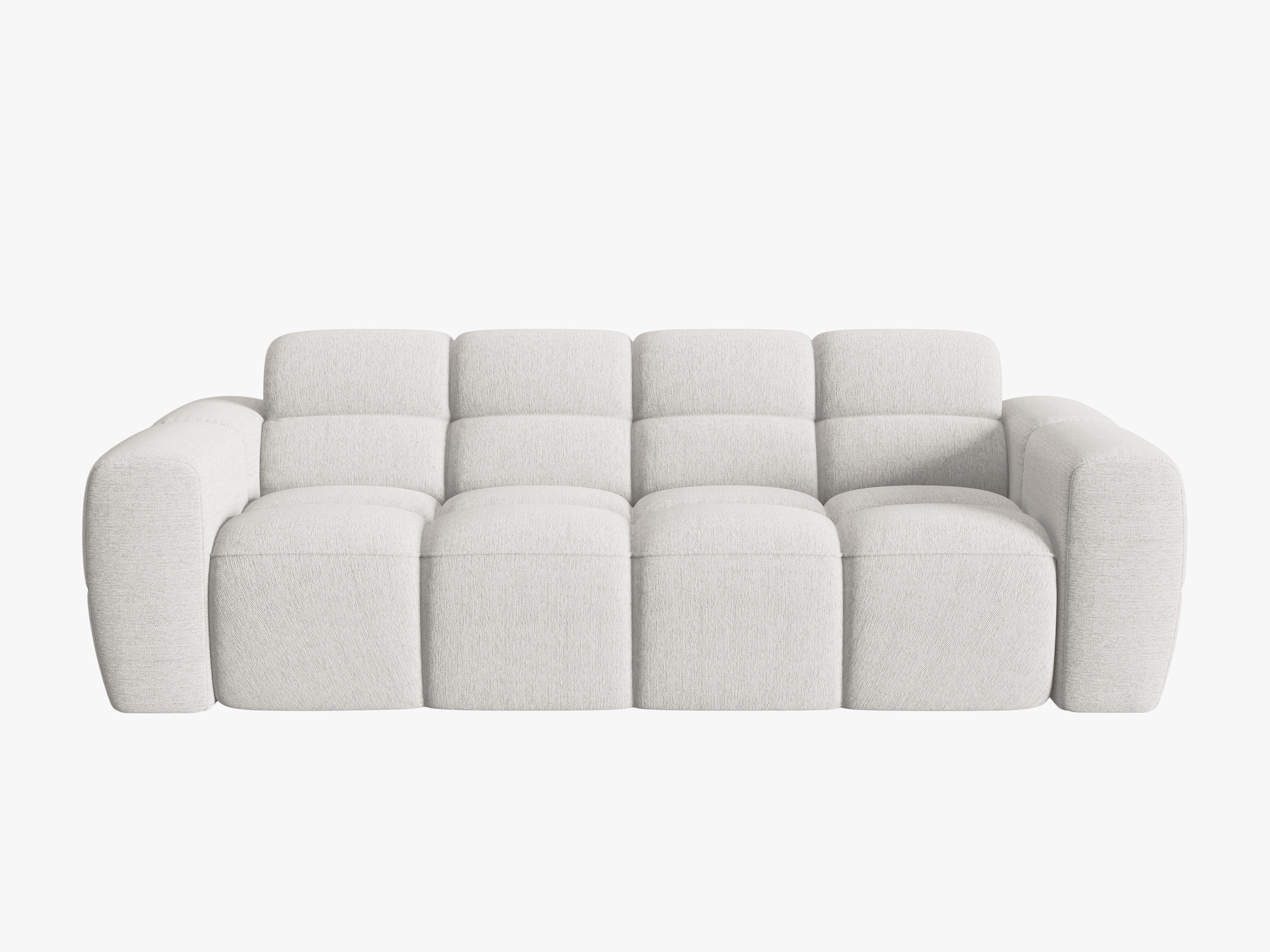 Sofa 3-osobowa LISA jasnoszary szenil
