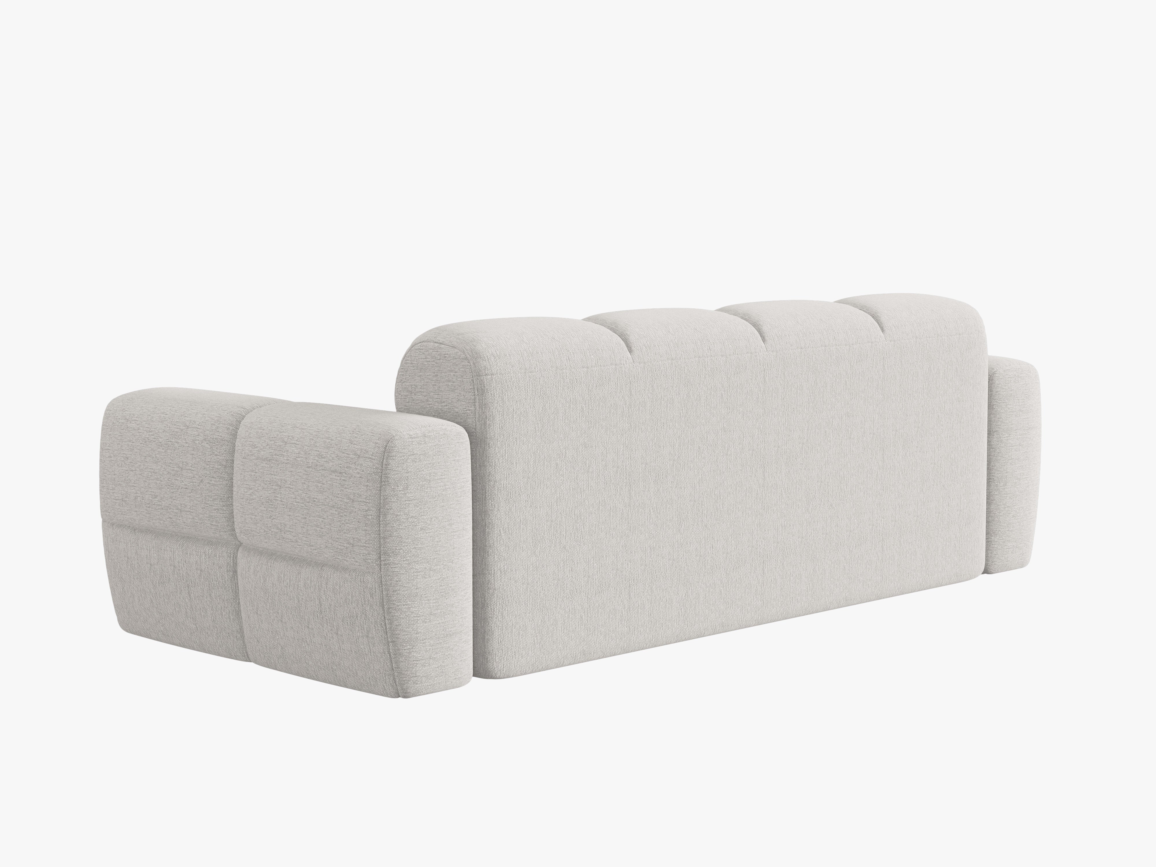 Sofa 3-osobowa LISA jasnoszary szenil