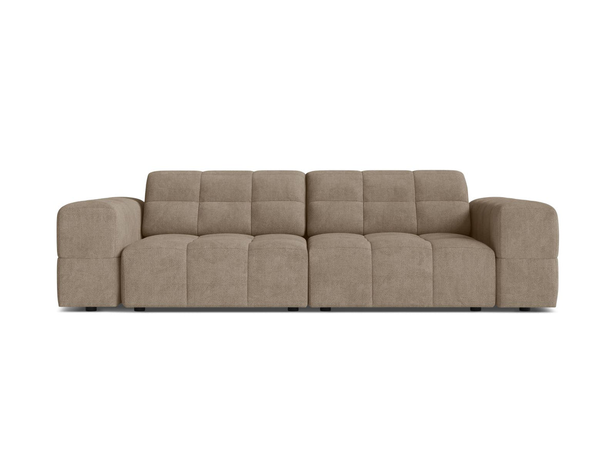 Sofa 3-osobowa JENNIFER ciemnobeżowy szenil – Micadoni