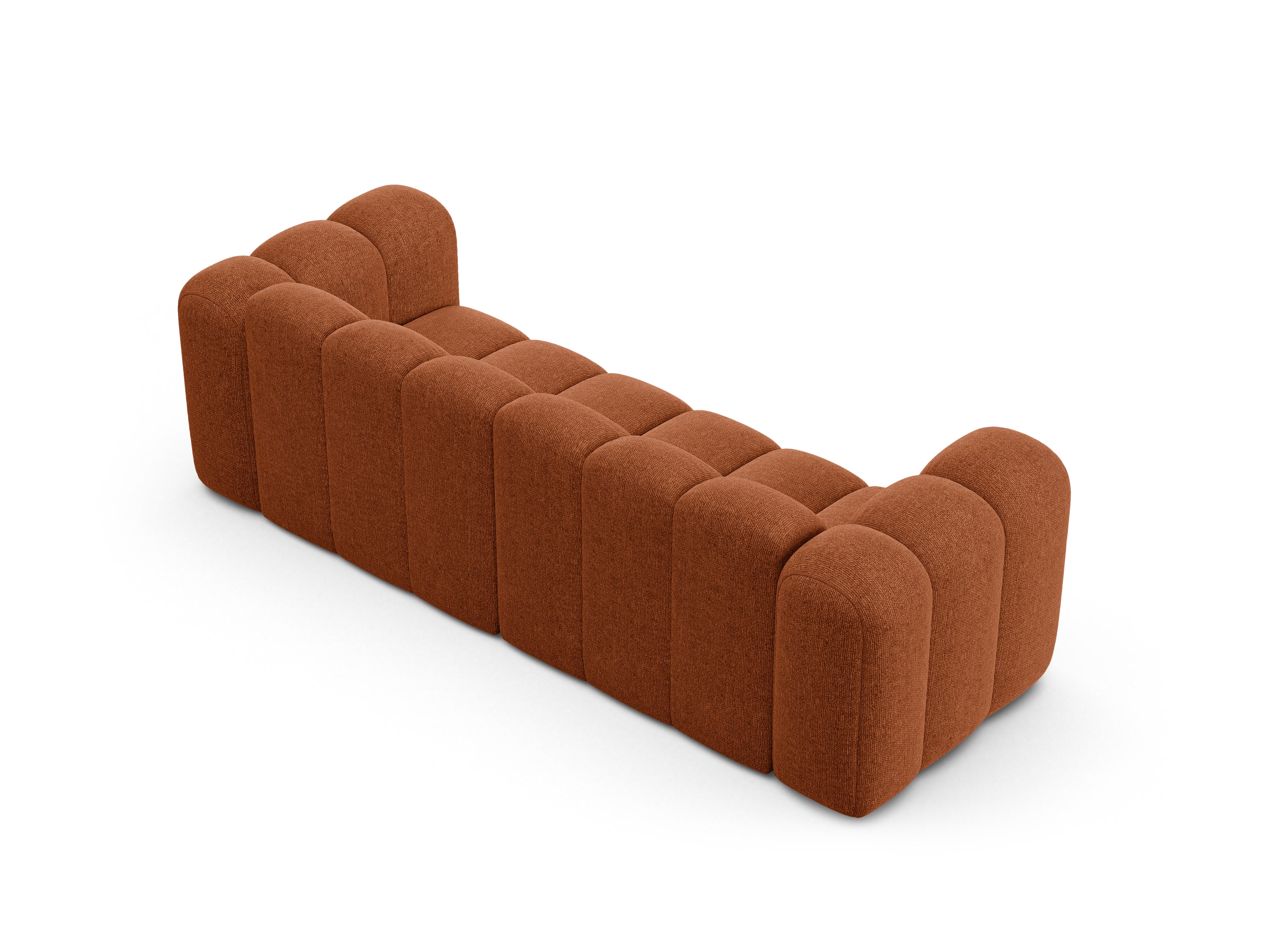 Sofa 3-osobowa LUPINE ceglany szenil