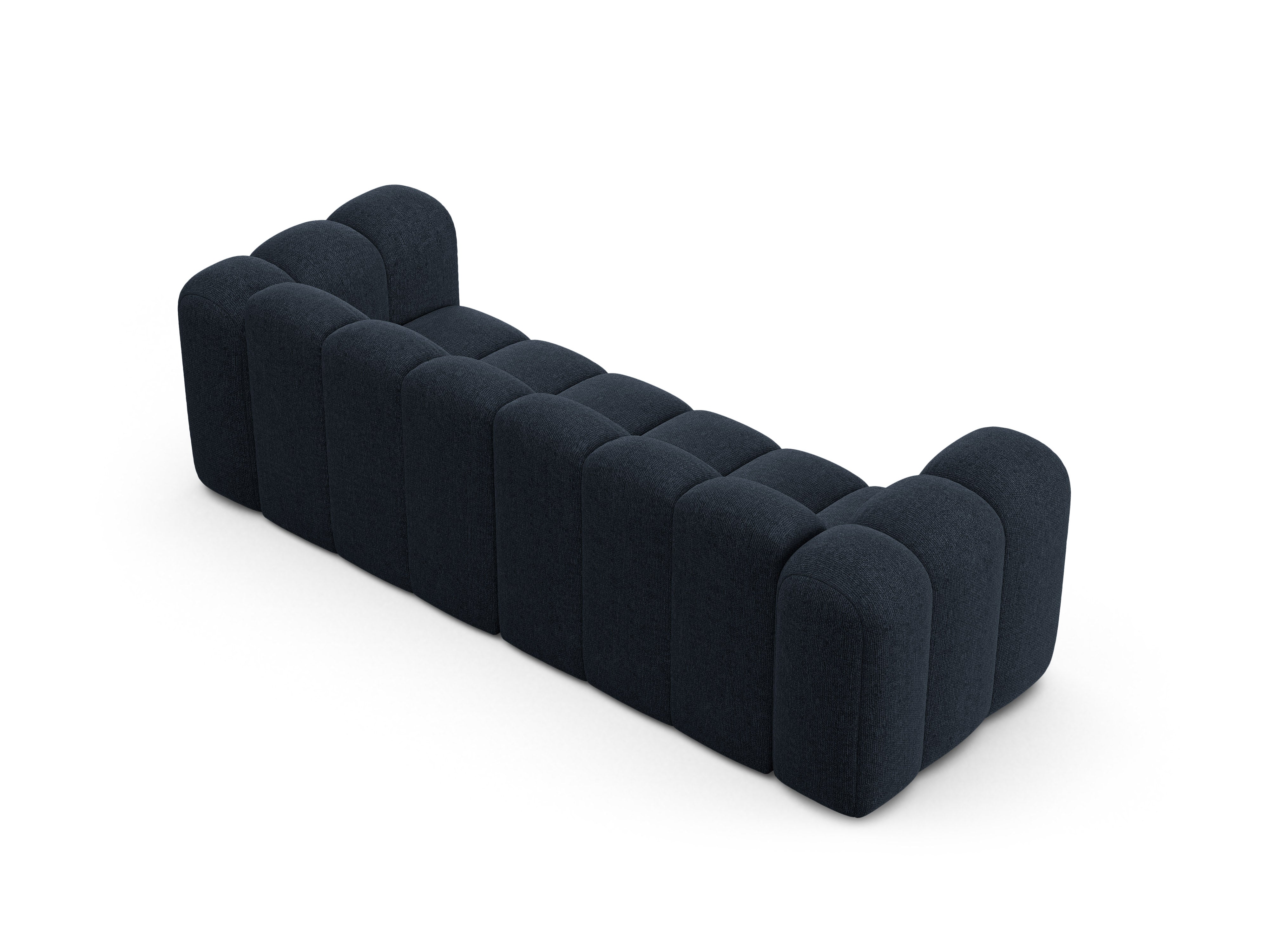 Sofa 3-osobowa LUPINE granatowy szenil