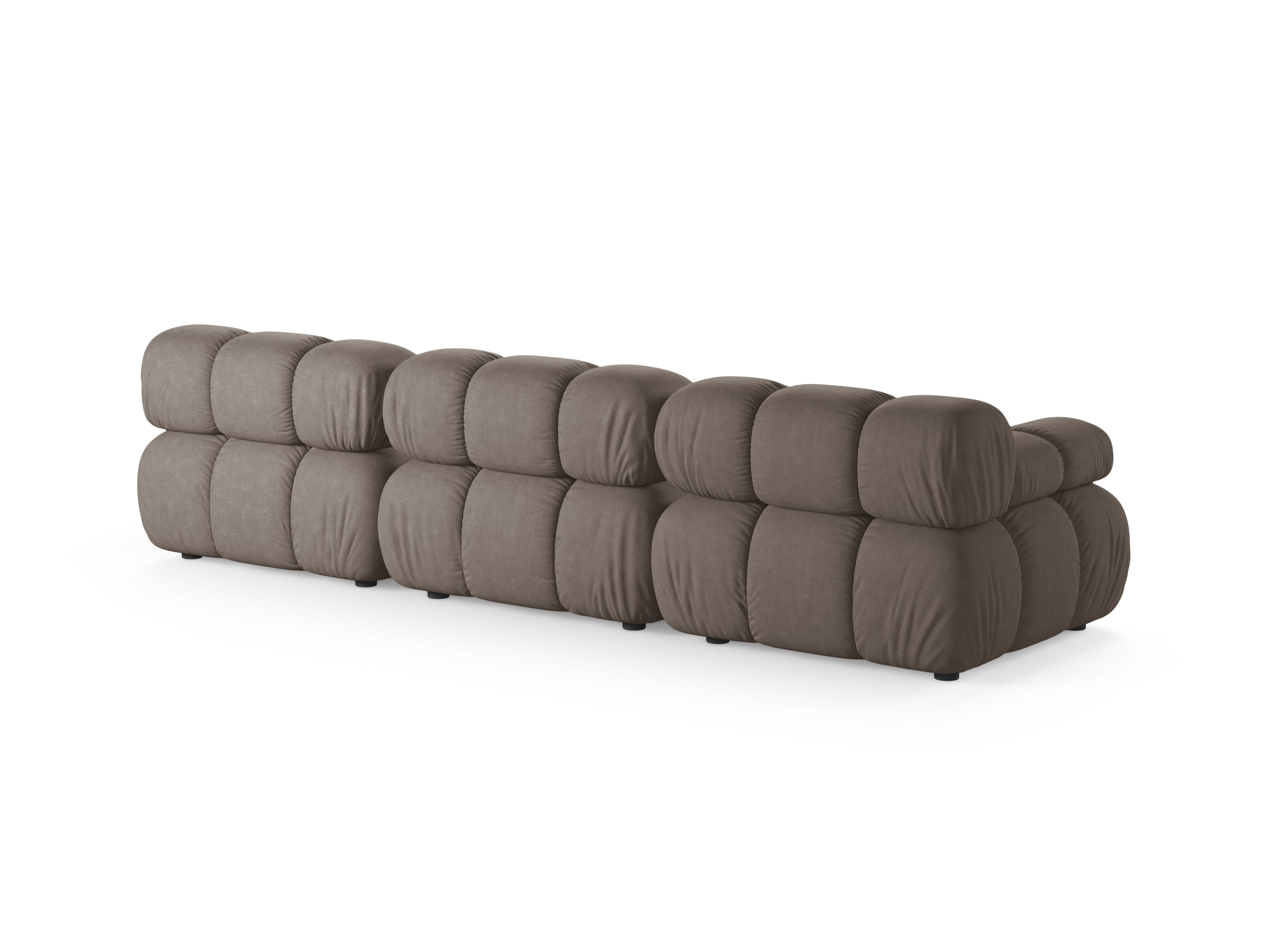 Sofa modułowa 3-osobowa BELLIS ciemne cappuccino