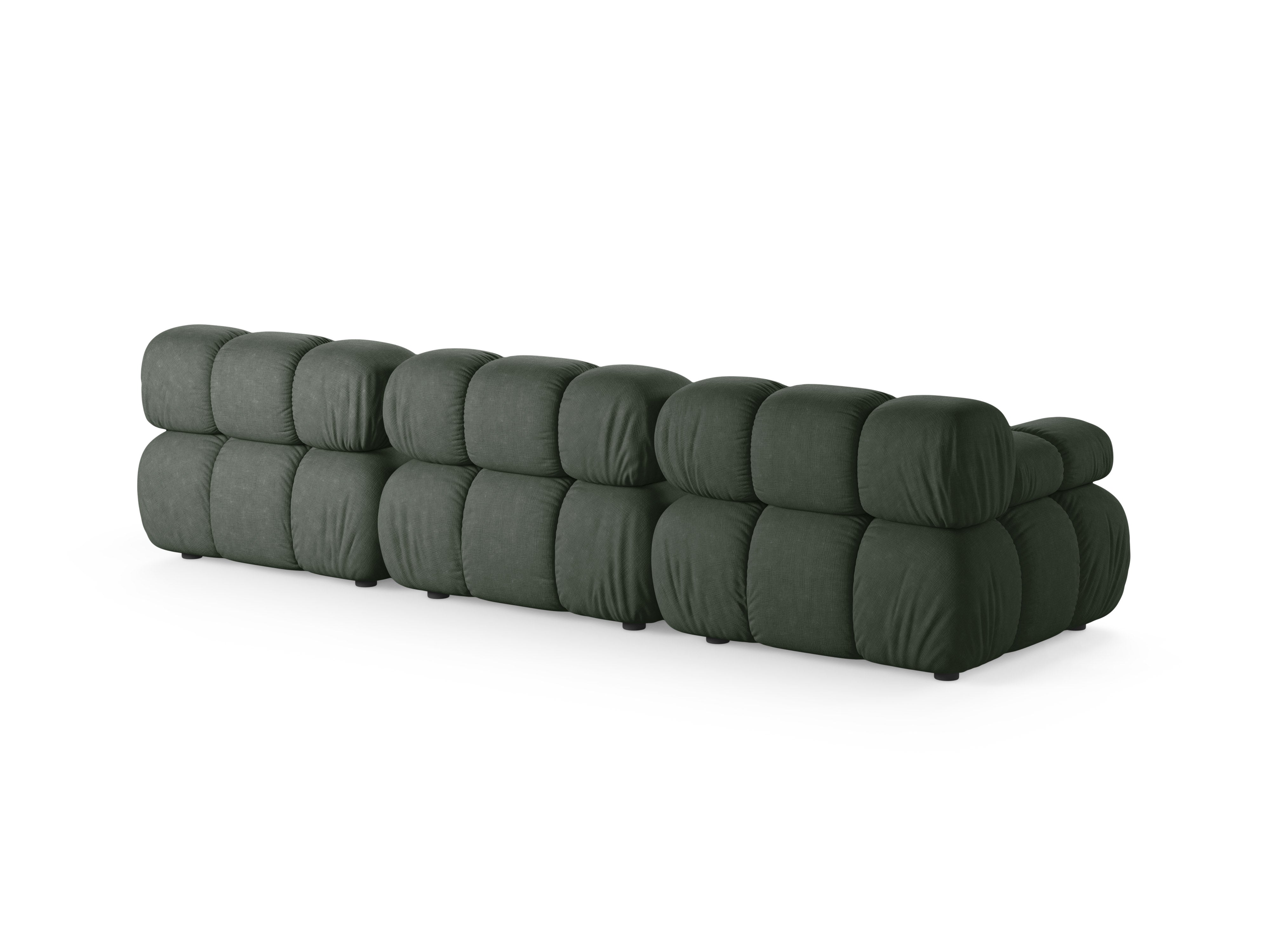 Sofa modułowa 3-osobowa BELLIS ciemnozielony