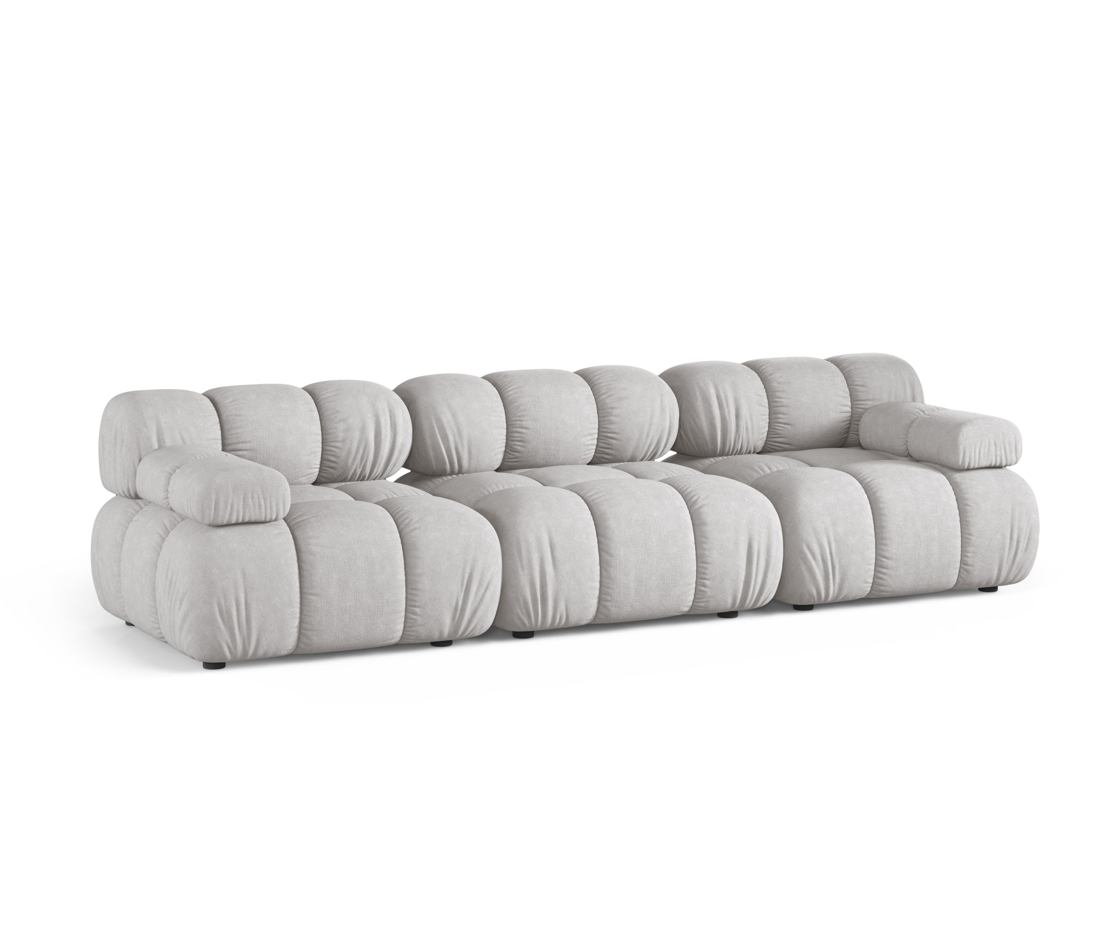 Sofa modułowa 3-osobowa BELLIS jasnoszary
