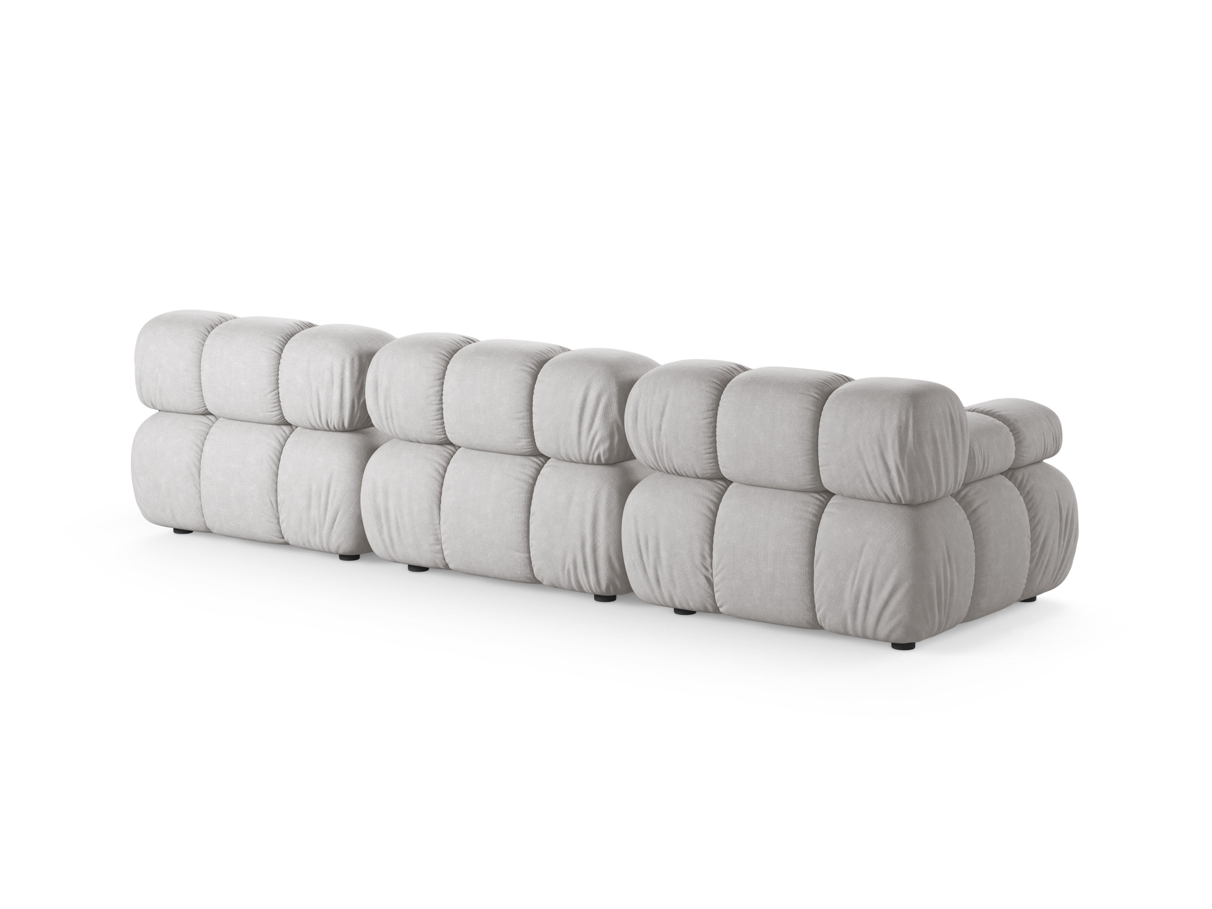 Sofa modułowa 3-osobowa BELLIS jasnoszary