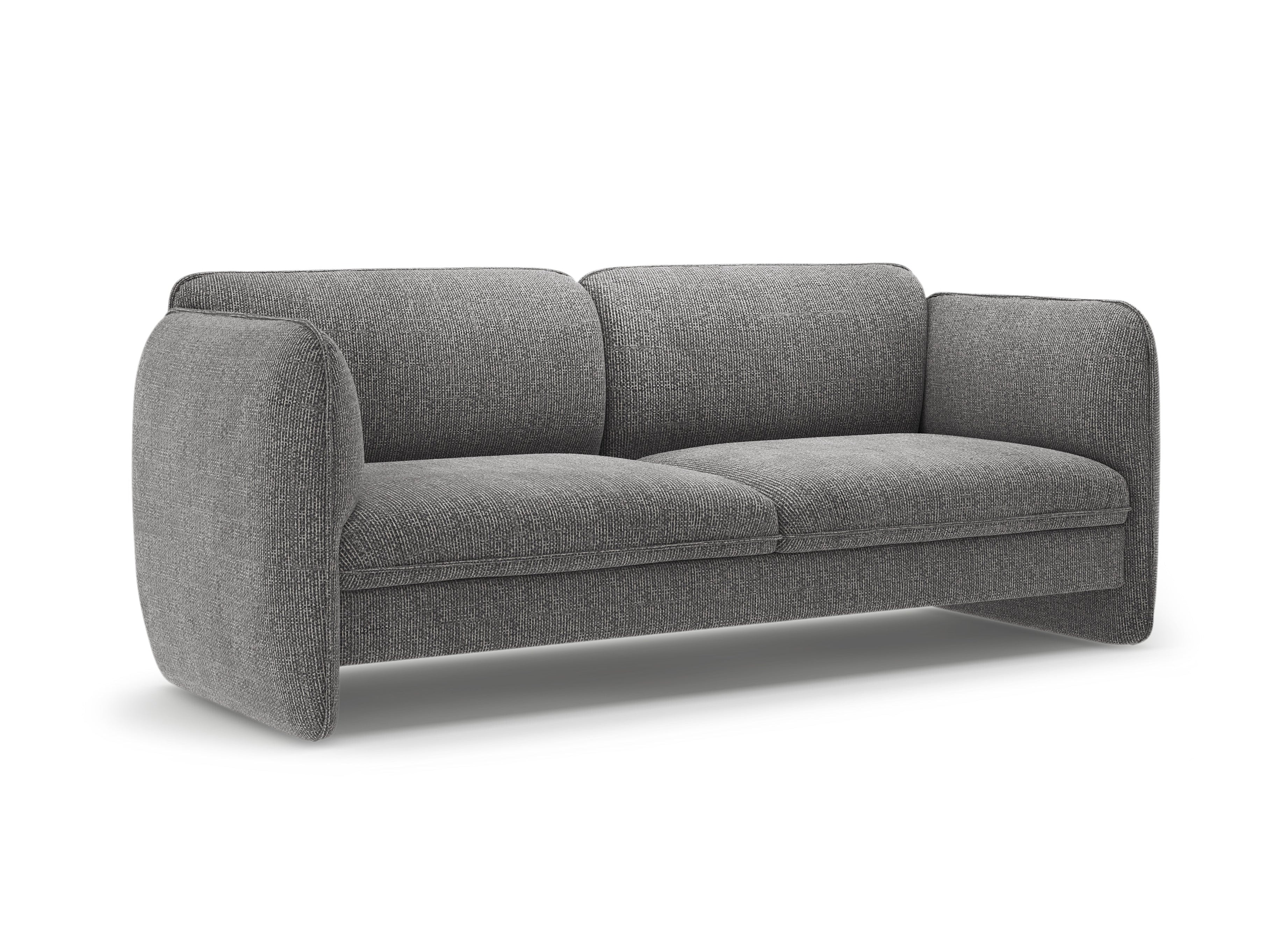 Sofa 3-osobowa GEORGIA ciemnoszary szenil