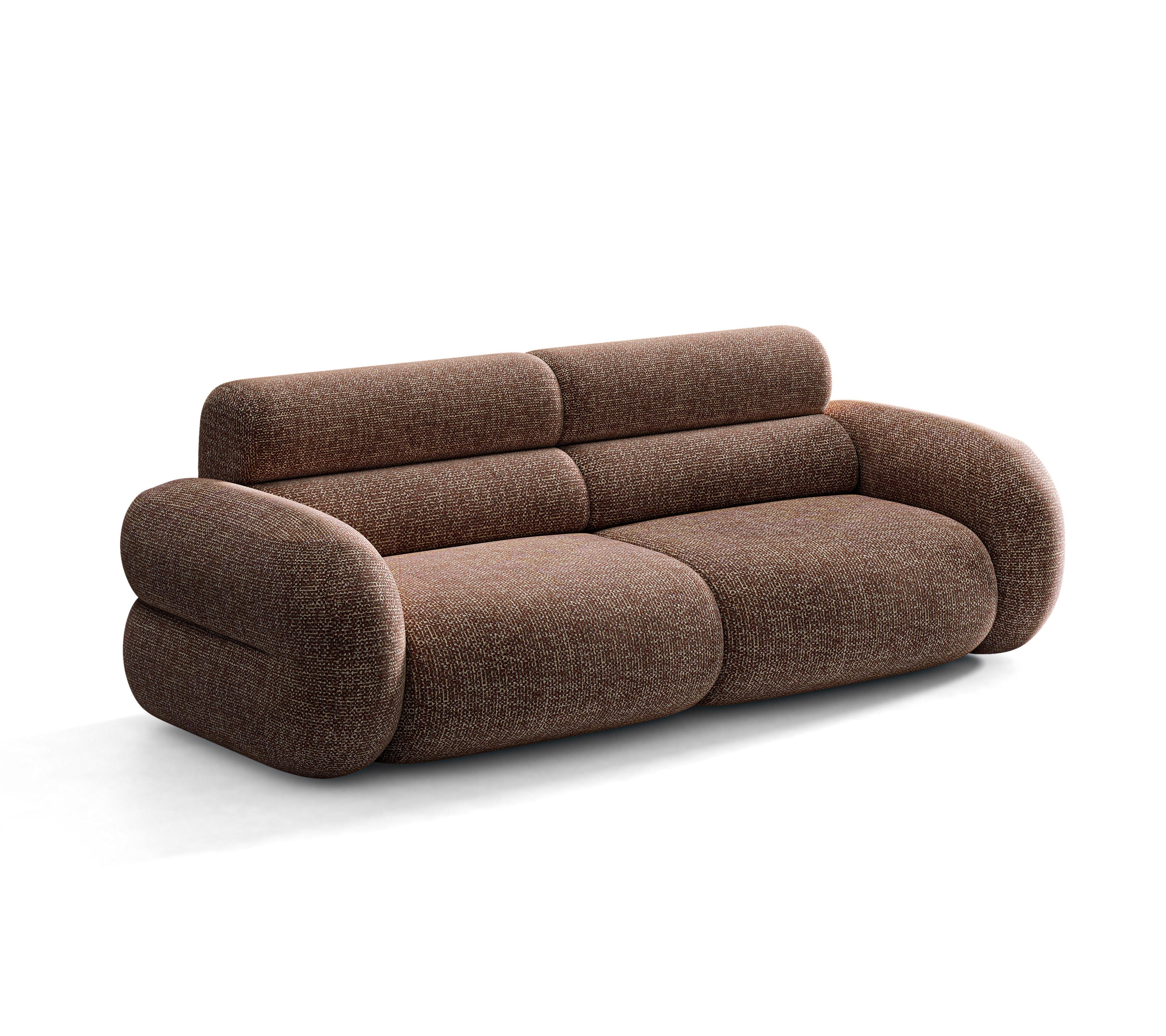Sofa 3-osobowa NEO brązowy melanż
