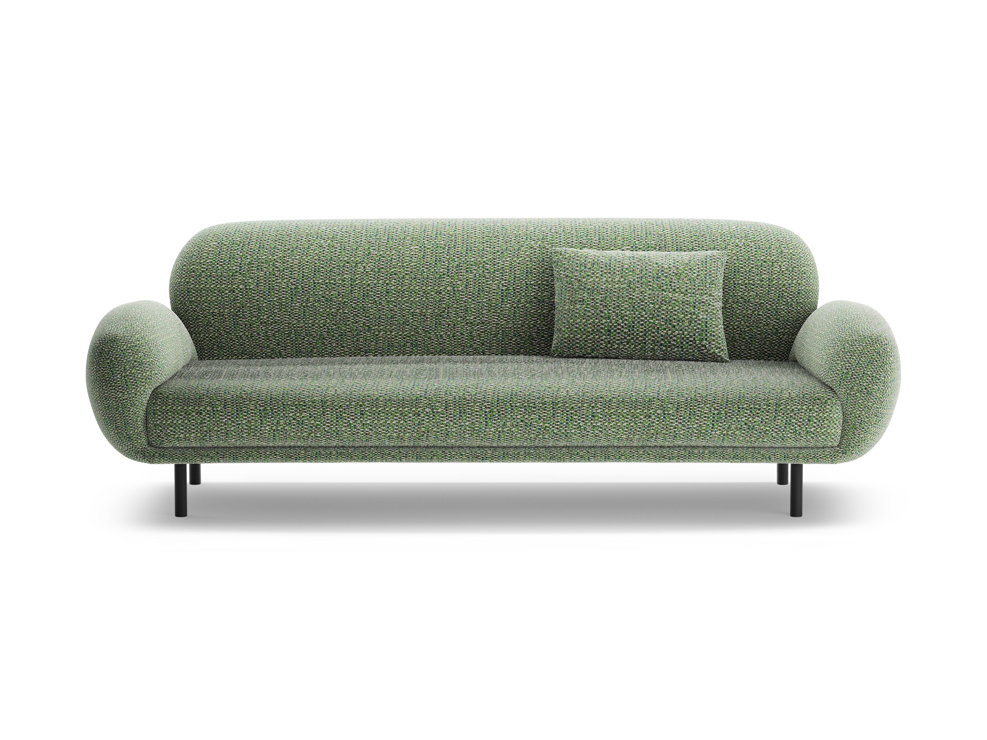 Sofa 3-Sitzer POPPY grün Chenille