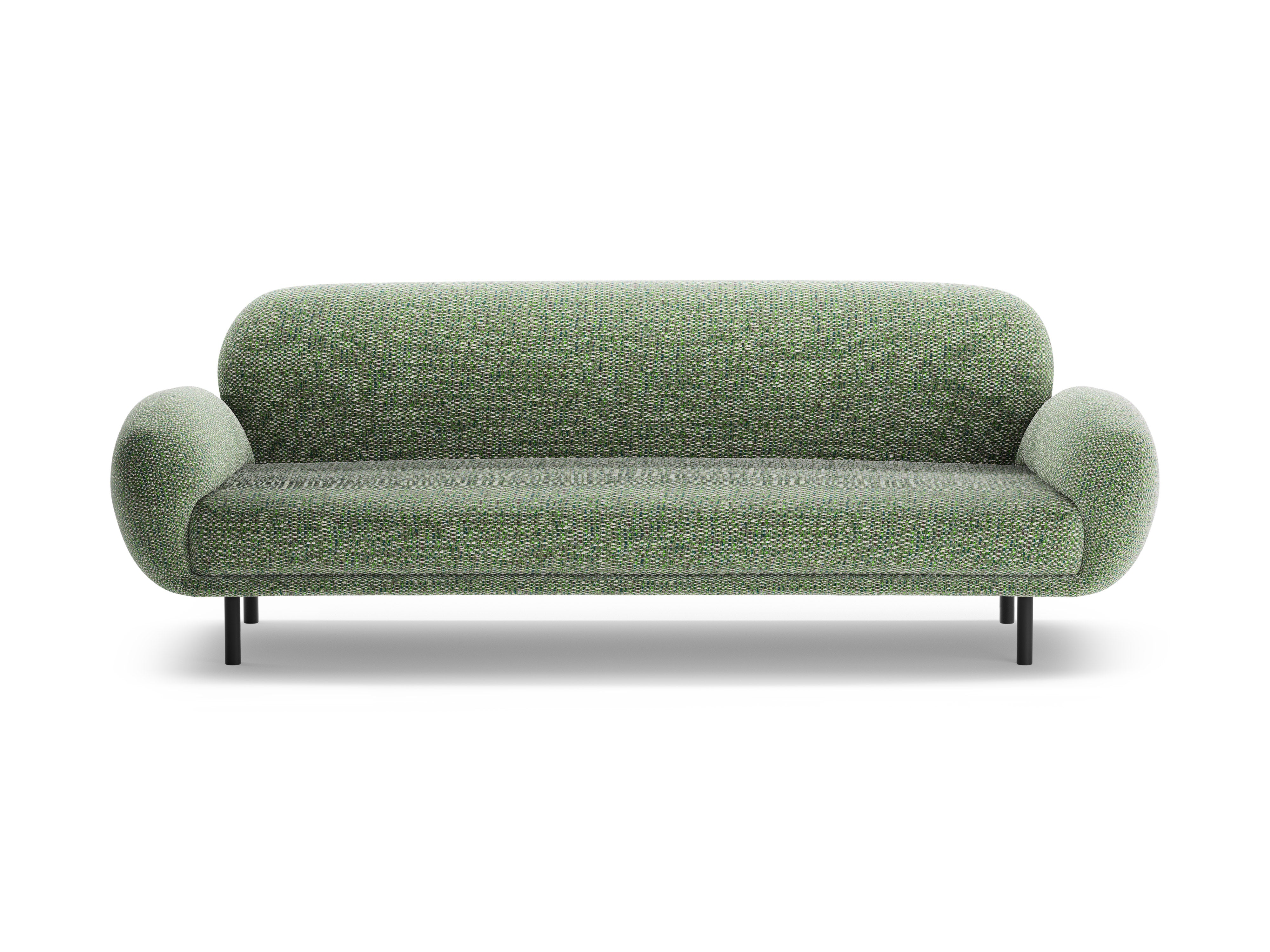 Sofa 3-Sitzer POPPY grün Chenille