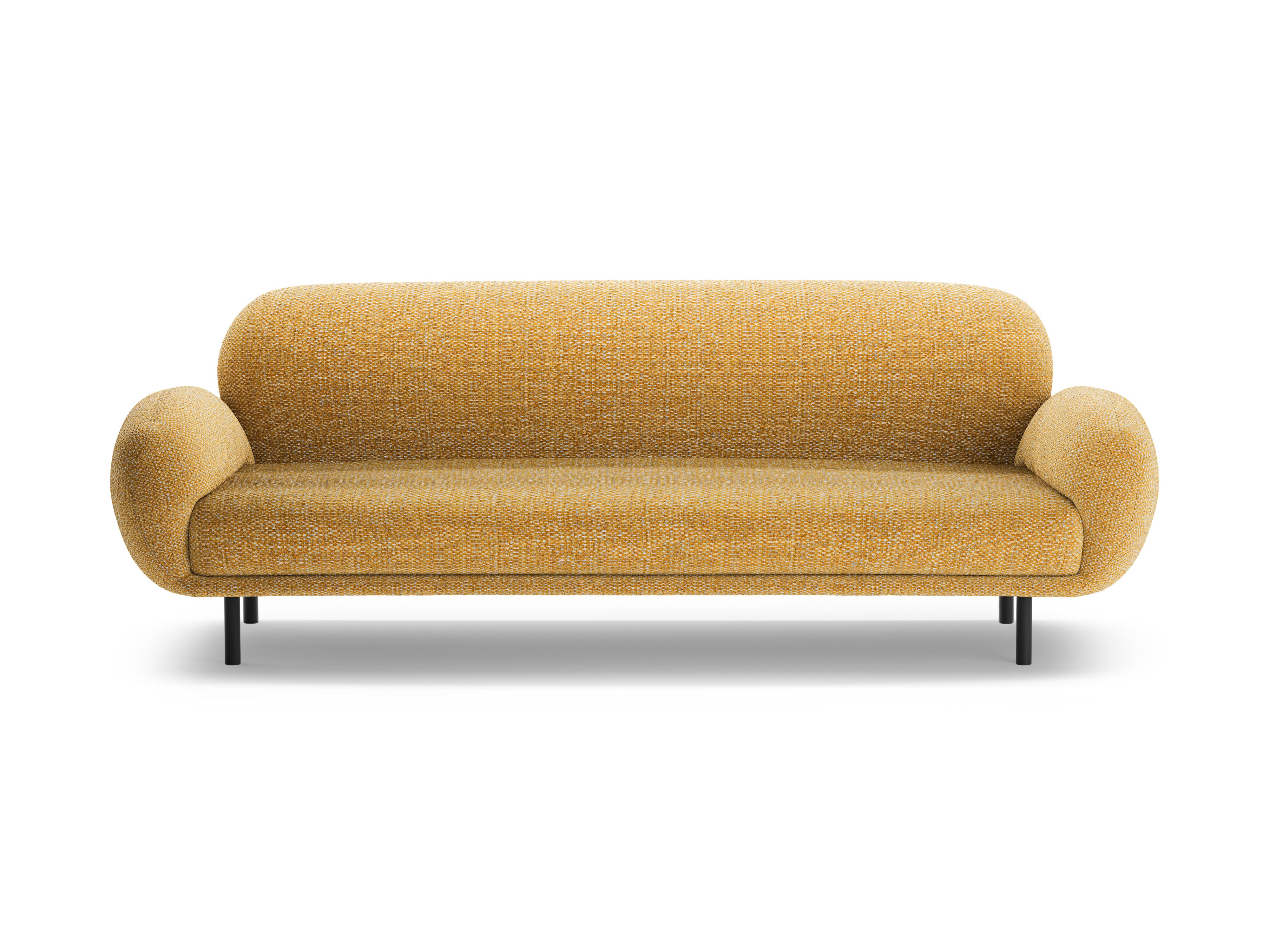 3-seater Sofa POPPY mustard chenille